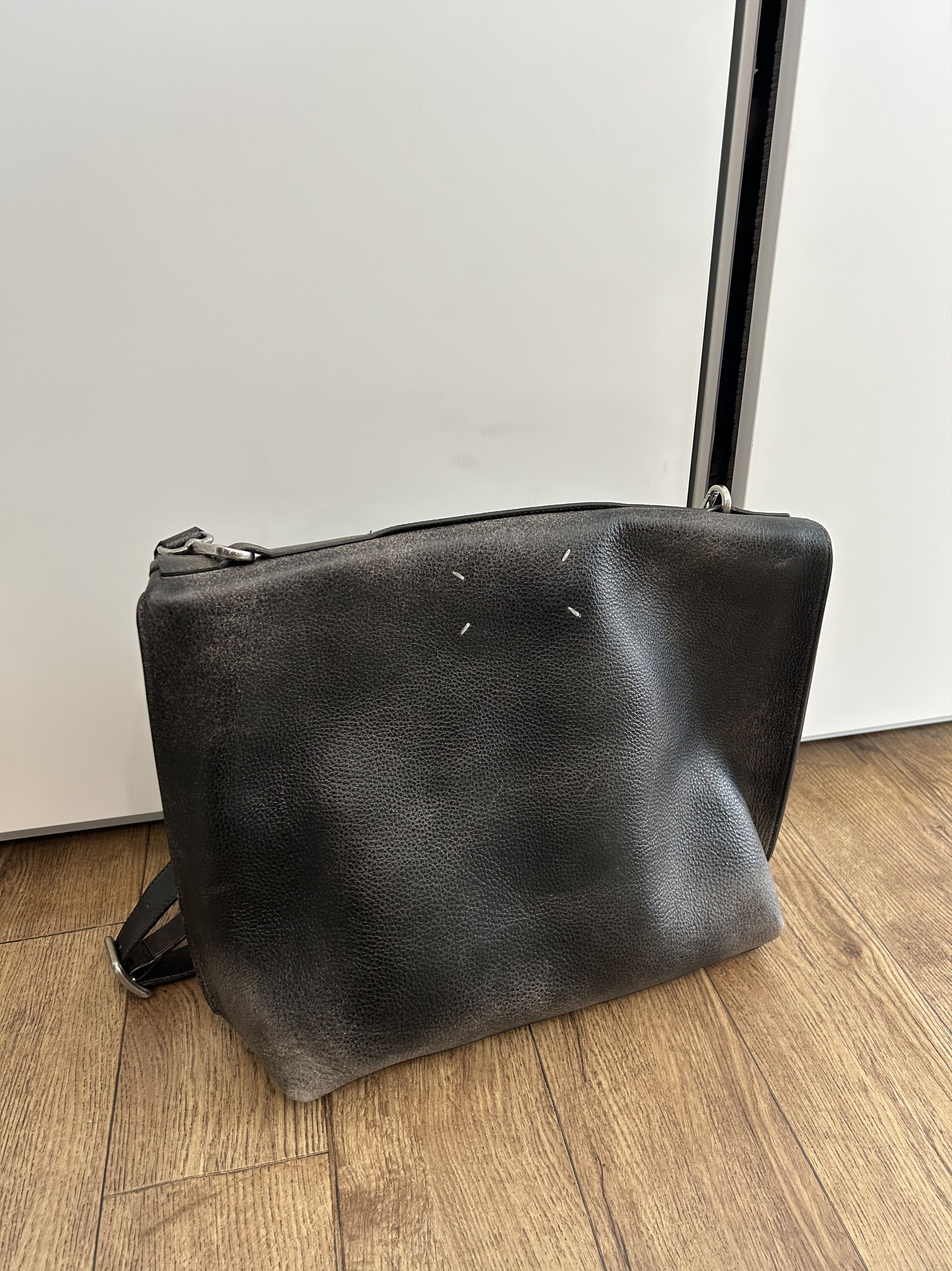 Maison Margiela MAISON MARGIELA Dirty-Wash Messenger Bag Size ONE SIZE - 4 Thumbnail
