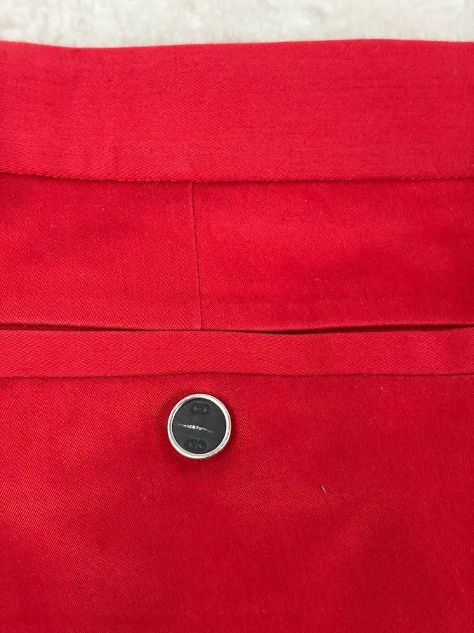 Dior Dior Homme Red Classy Tailored Pants by Kris Van Assche Size US 30 / EU 46 - 9 Thumbnail