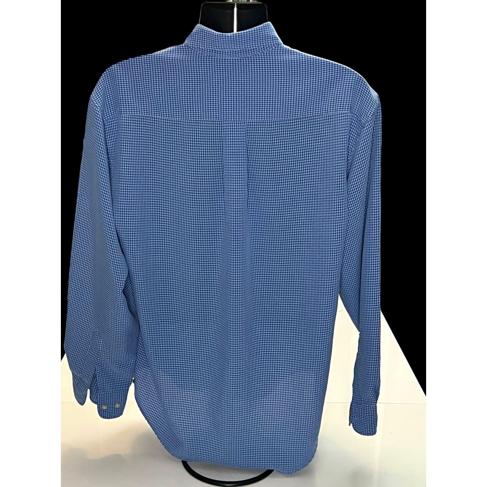 Dockers Dockers Blue Gingham Checker Button Down Shirt Long Sleeve Size US M / EU 48-50 / 2 - 2 Thumbnail
