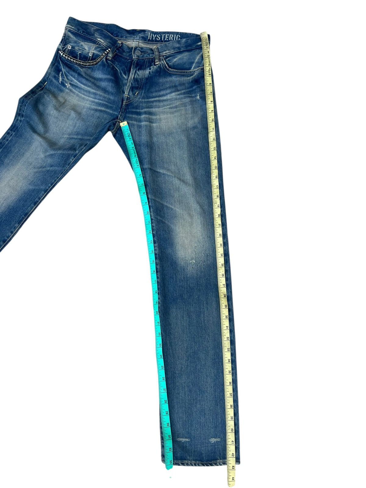 Hysteric Glamour Vintage Hysteric Glamour Distressed Denim Selvedge Jeans Size US 30 / EU 46 - 4 Thumbnail
