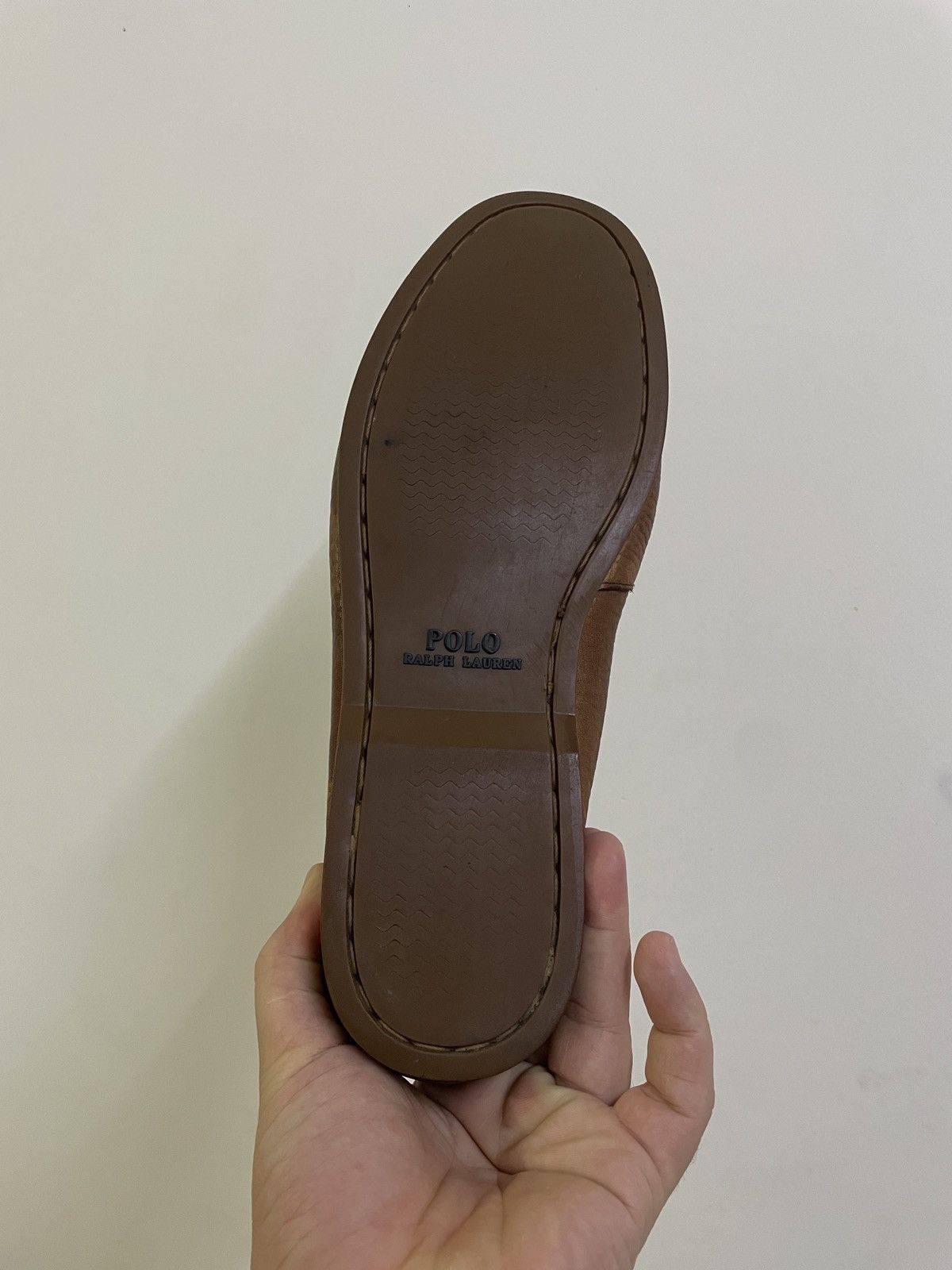 Polo Ralph Lauren VINTAGE POLO RALPH LAUREN LEATHER BOAT SHOES Size US 9 / EU 42 - 12 Thumbnail