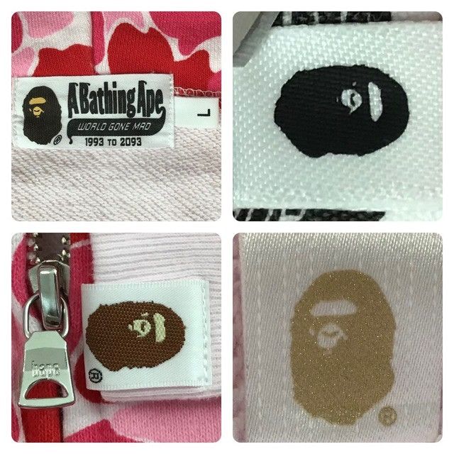 Bape BAPE LOGO ABC camo pink full zip hoodie a bathing ape Size US L / EU 52-54 / 3 - 6 Thumbnail