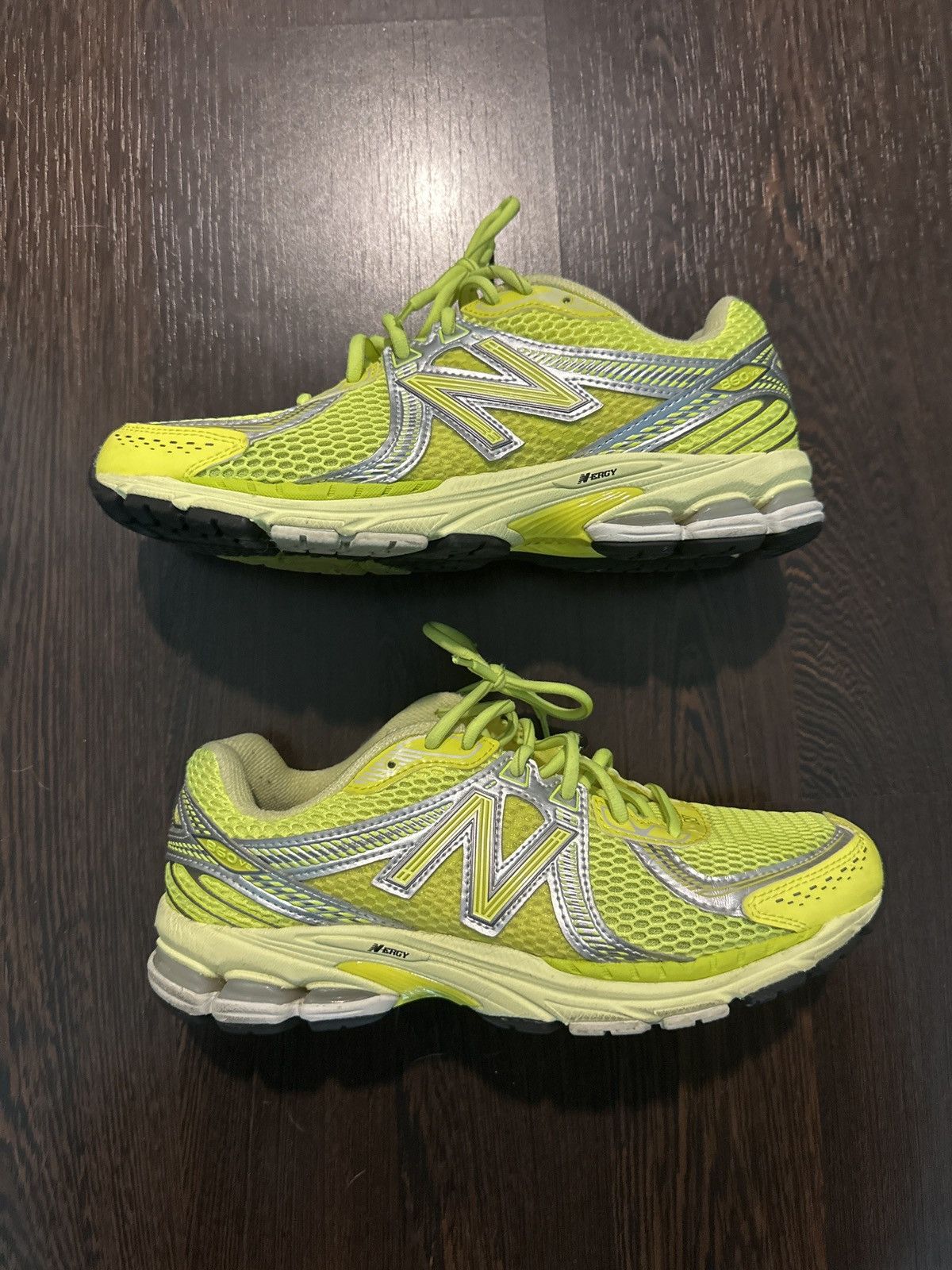 Aime Leon Dore × New Balance ALD 8660V2 Neon Size US 9 / EU 42 - 4 Thumbnail