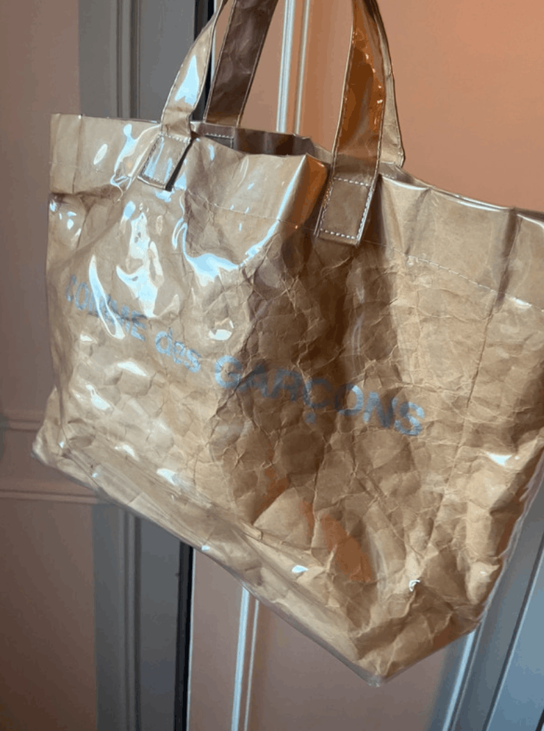 Comme des Garcons × Vintage Comme des Garcons bag paper shopper hobo beach Size ONE SIZE - 2 Thumbnail