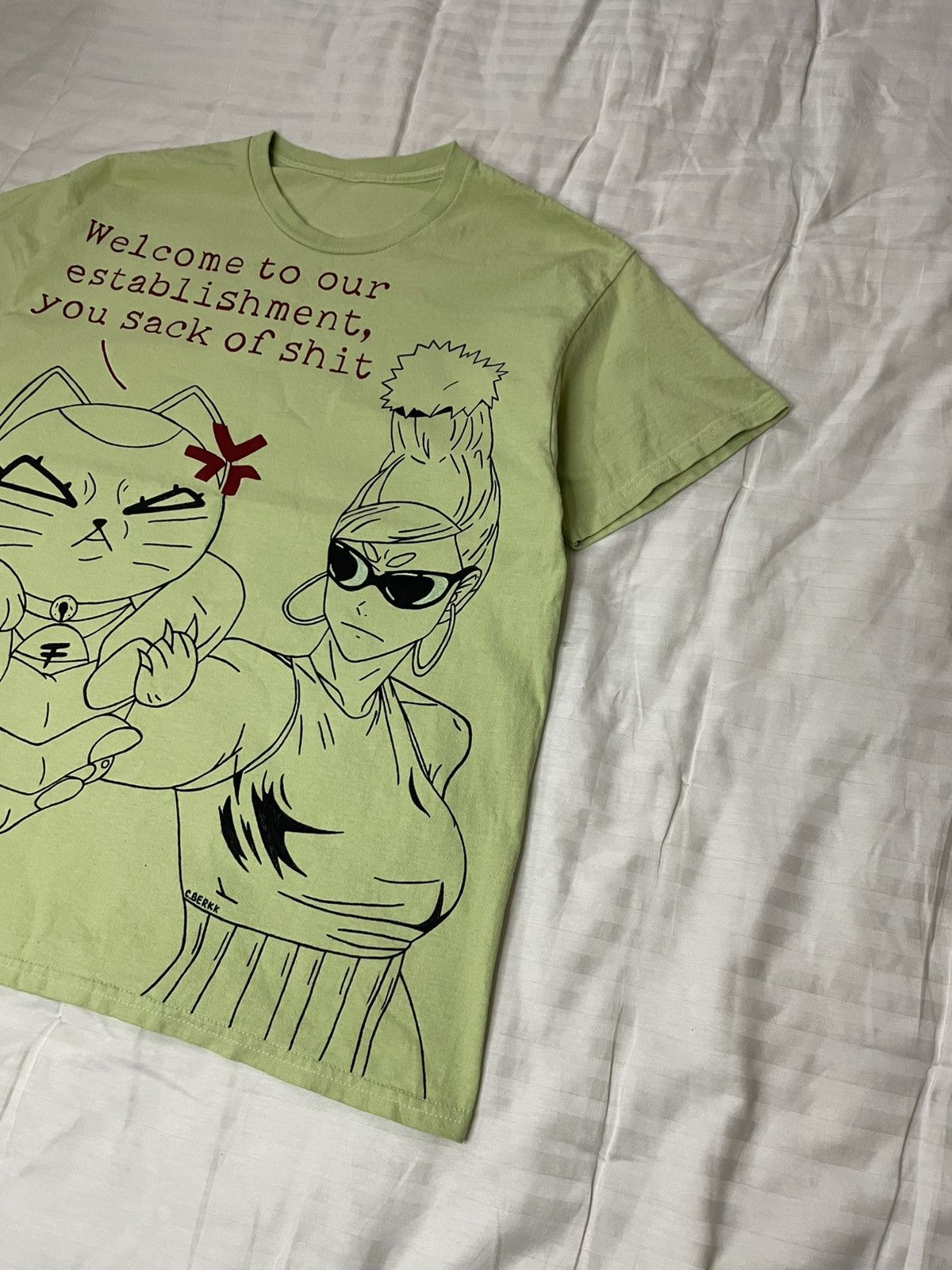 Anime 1 in world! Custom HandMade HandPainted DanDaDan TurboGranny Size US XL / EU 56 / 4 - 2 Thumbnail