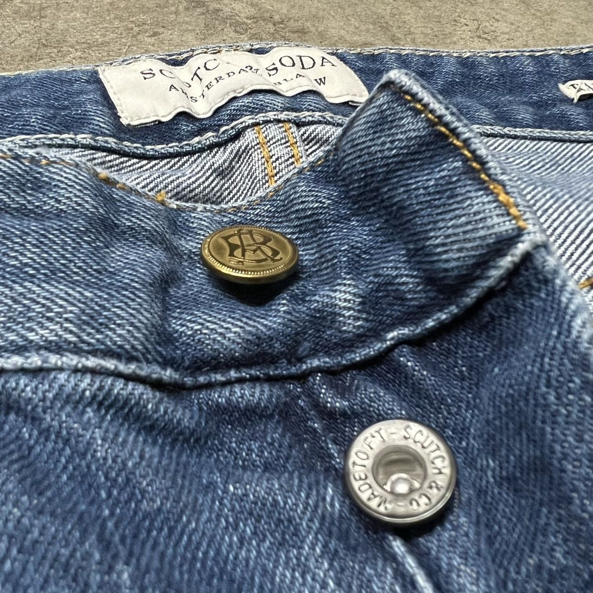 Express × Lucky Brand × Scotch & Soda Scotch & Soda Amsterdams Blauw “Ralston” Denim Jeans Size US 32 / EU 48 - 9 Thumbnail