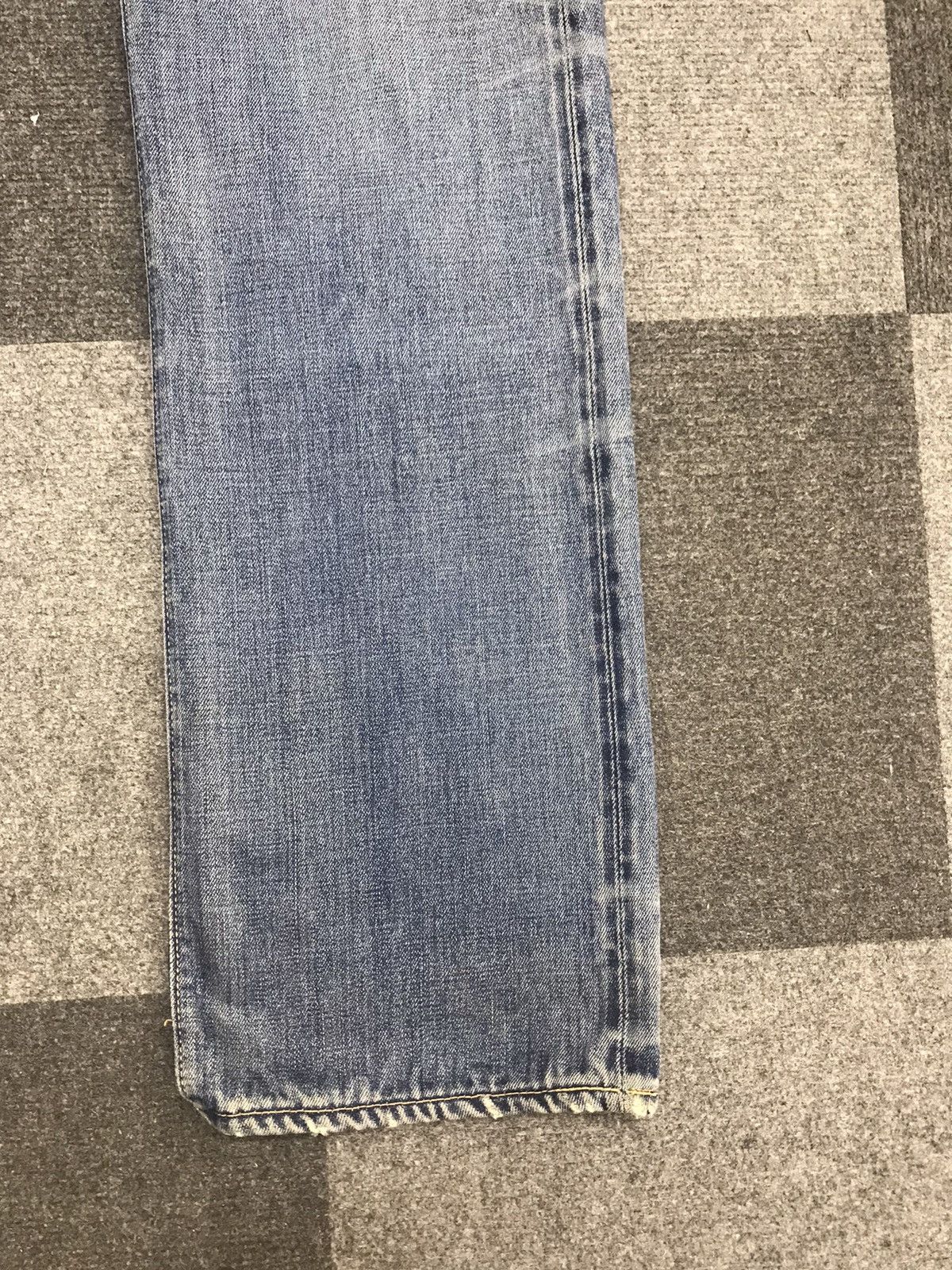 Japanese Brand fin&Sons Japan Distressed Redline Selvedge Jeans Size US 34 / EU 50 - 8 Thumbnail