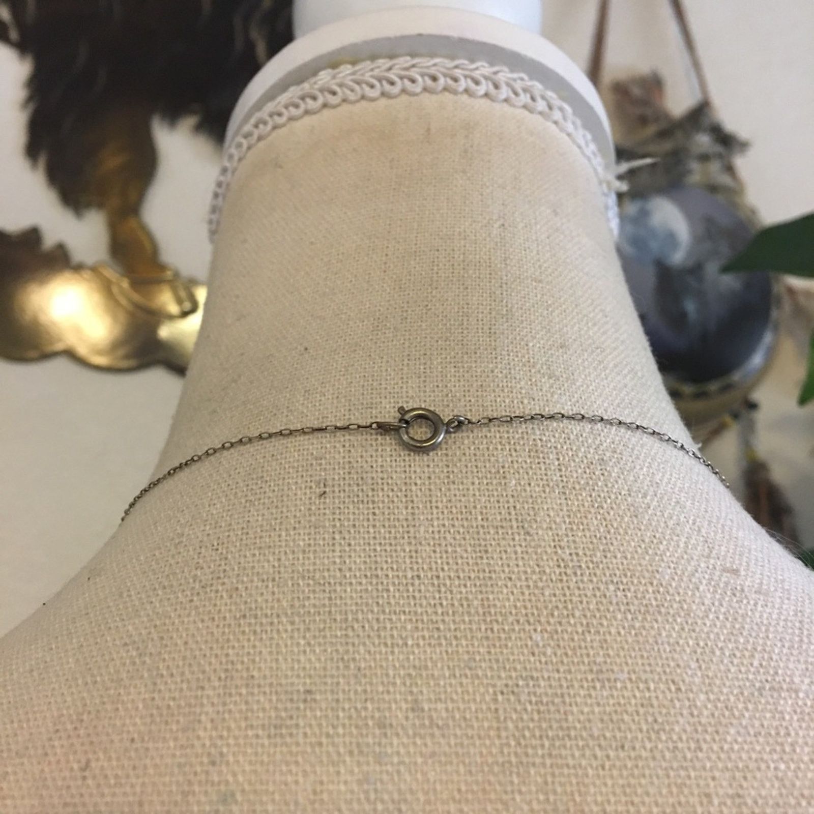 Vintage Vintage 60s silver rhinestone accent necklace Size ONE SIZE - 5 Thumbnail
