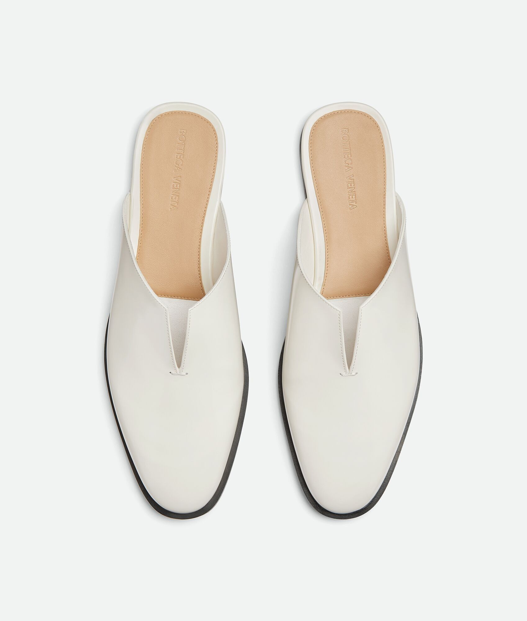 Bottega Veneta o1orln1025 Cha-Cha Slippers in White Size US 7 / IT 37 - 4 Thumbnail