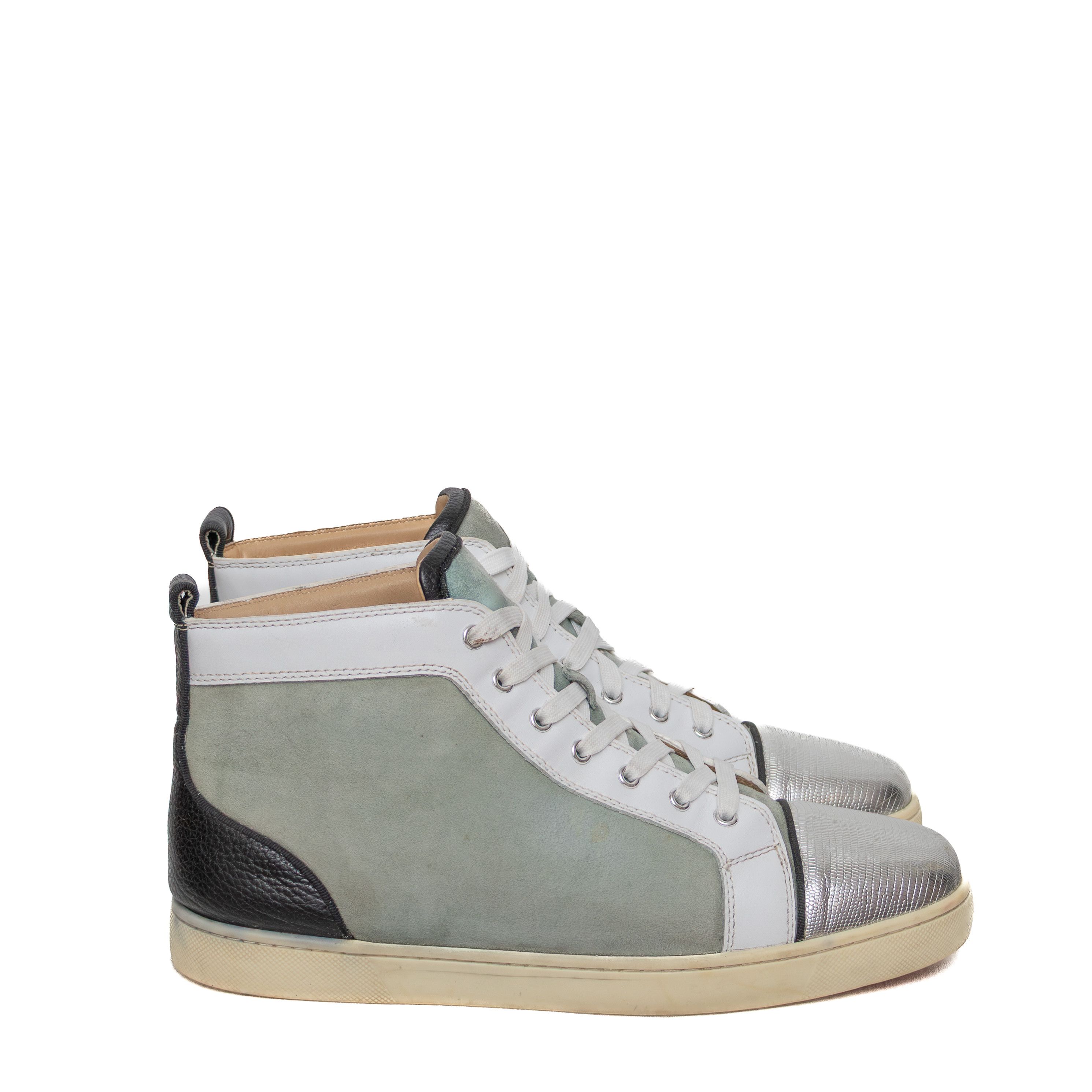Christian Louboutin Christian Louboutin Grey Suede Sneakers US 12 / UK 11 Size US 12 / EU 45 - 4 Thumbnail