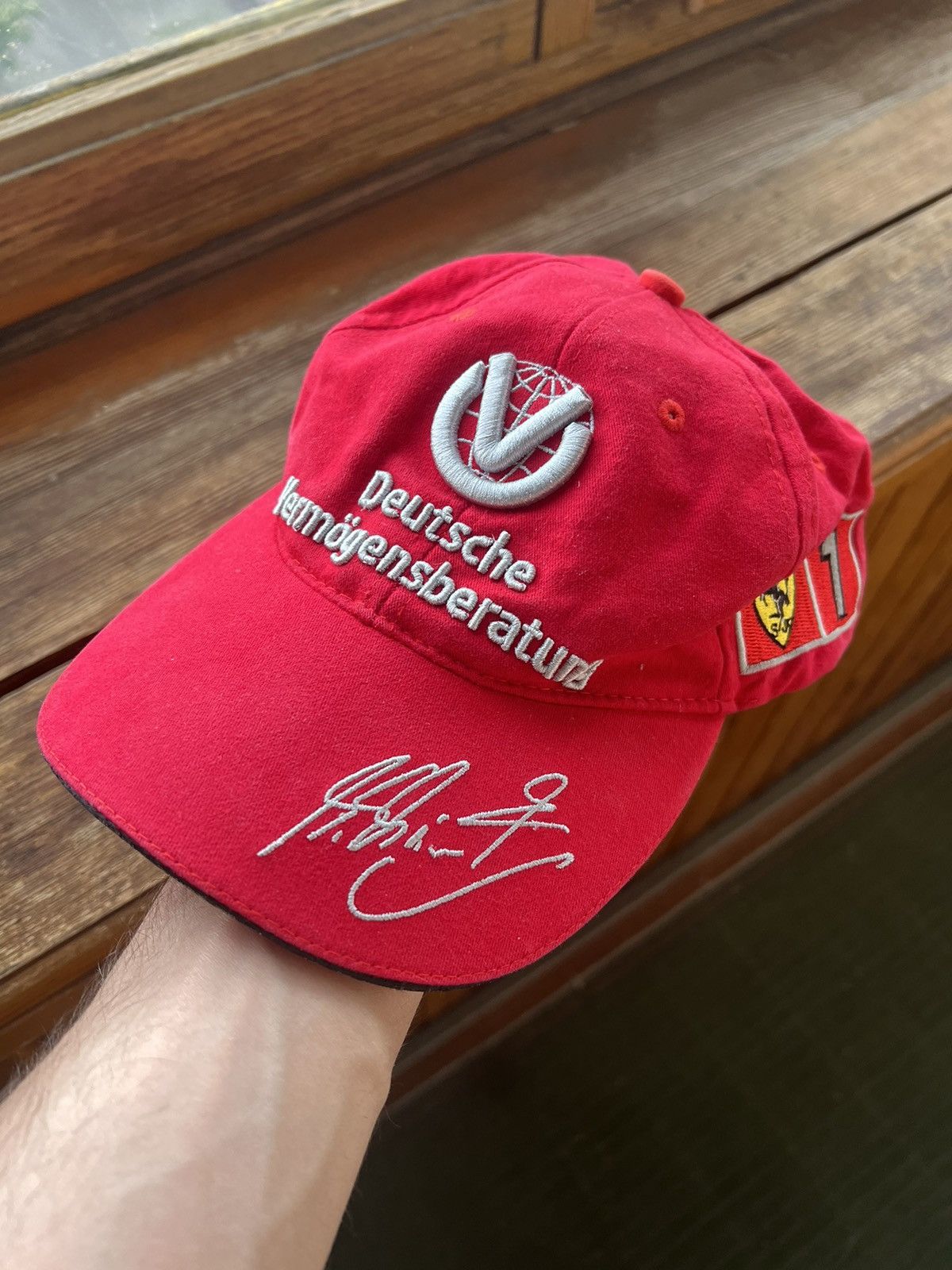 Vintage Vintage F-1 Ferrari Schumacher Racing Trapper Hat Y2K Size ONE SIZE - 2 Thumbnail