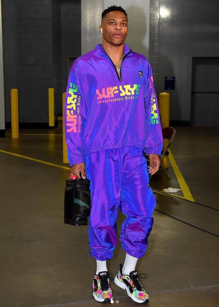 image of Made In USA x Surf Style 90's Surf Style San Diego California Suit in Purple, Men's (Size Medium)