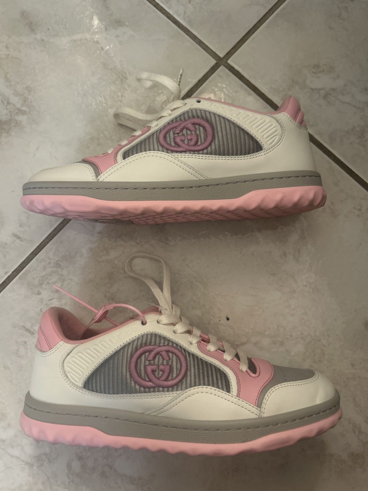 Gucci Gucci MAC80 leather low-top sneakers Size US 5.5 / IT 35.5 - 2 Thumbnail