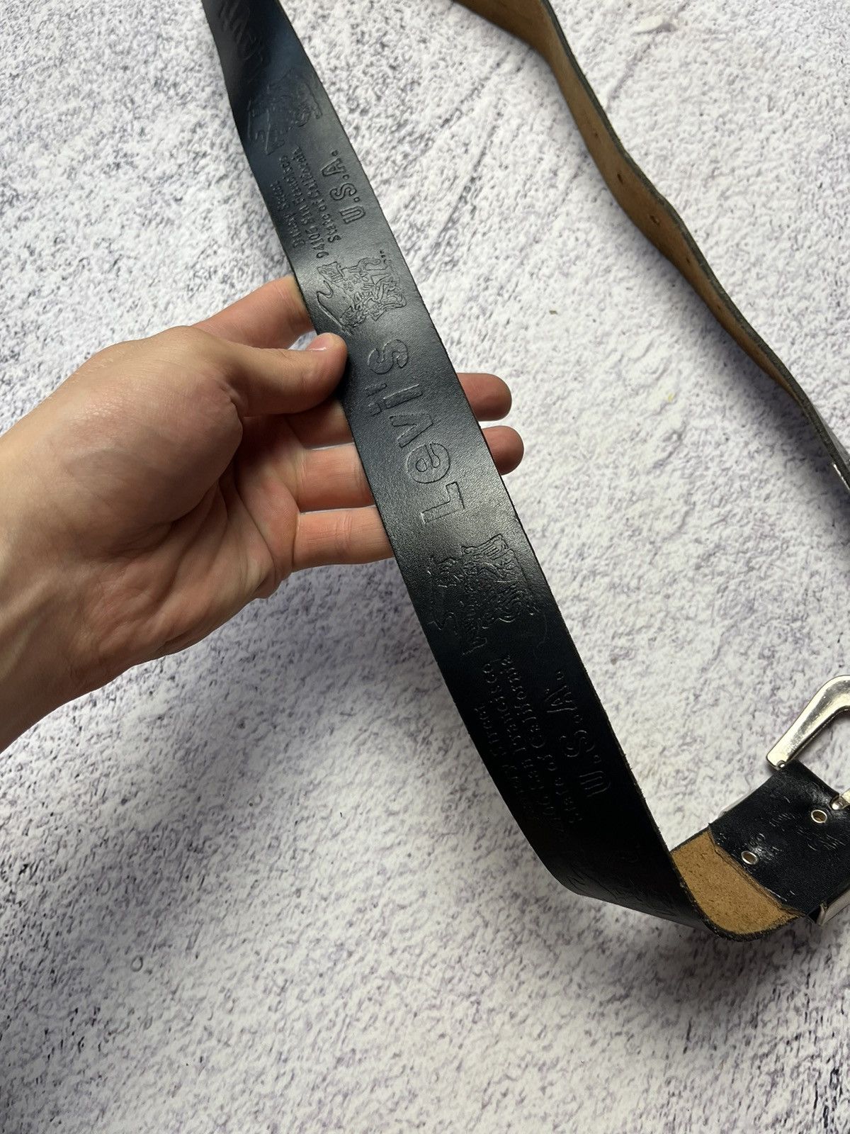 Levi's Vintage Levi’s Belts Leather Japanese Brand Y2K streetwear Size ONE SIZE - 10 Thumbnail