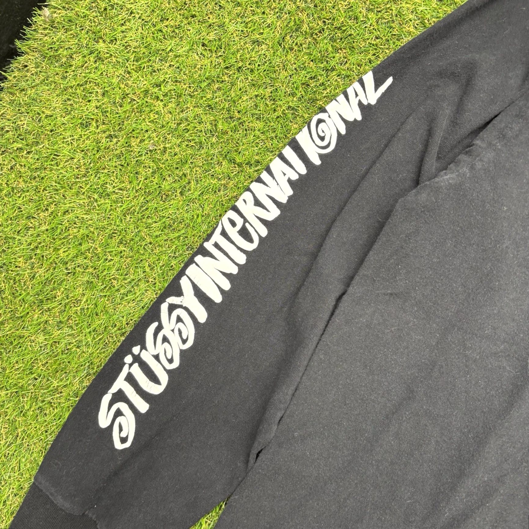 Vintage VINTAGE Stussy Shirt Mens Medium Long Sleeve Graphic Black 2000s Nature Outdoors Streetwear Mens Size US M / EU 48-50 / 2 - 5 Thumbnail