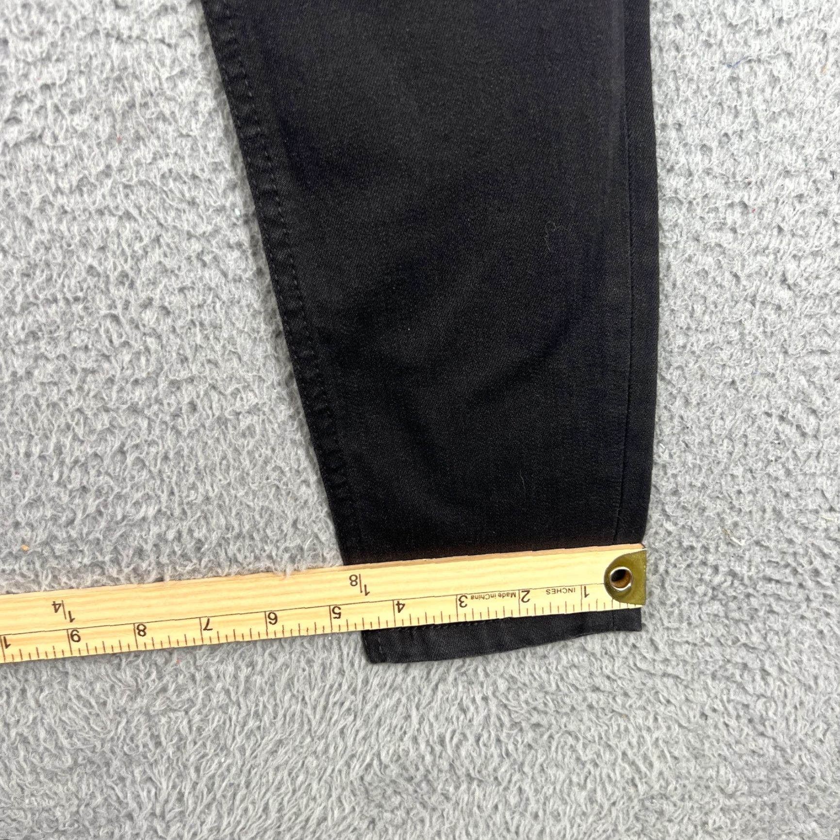Harley Davidson Harley-Davidson Womens Jeans Skinny Fit Black 2 Pocket Zipper Button Logo 5-Pocket Denim Cotton Blend Inseam 30 Regular Slim Leg Casual Mens? Women? Size 26" / US 2 / IT 38 - 2 Thumbnail