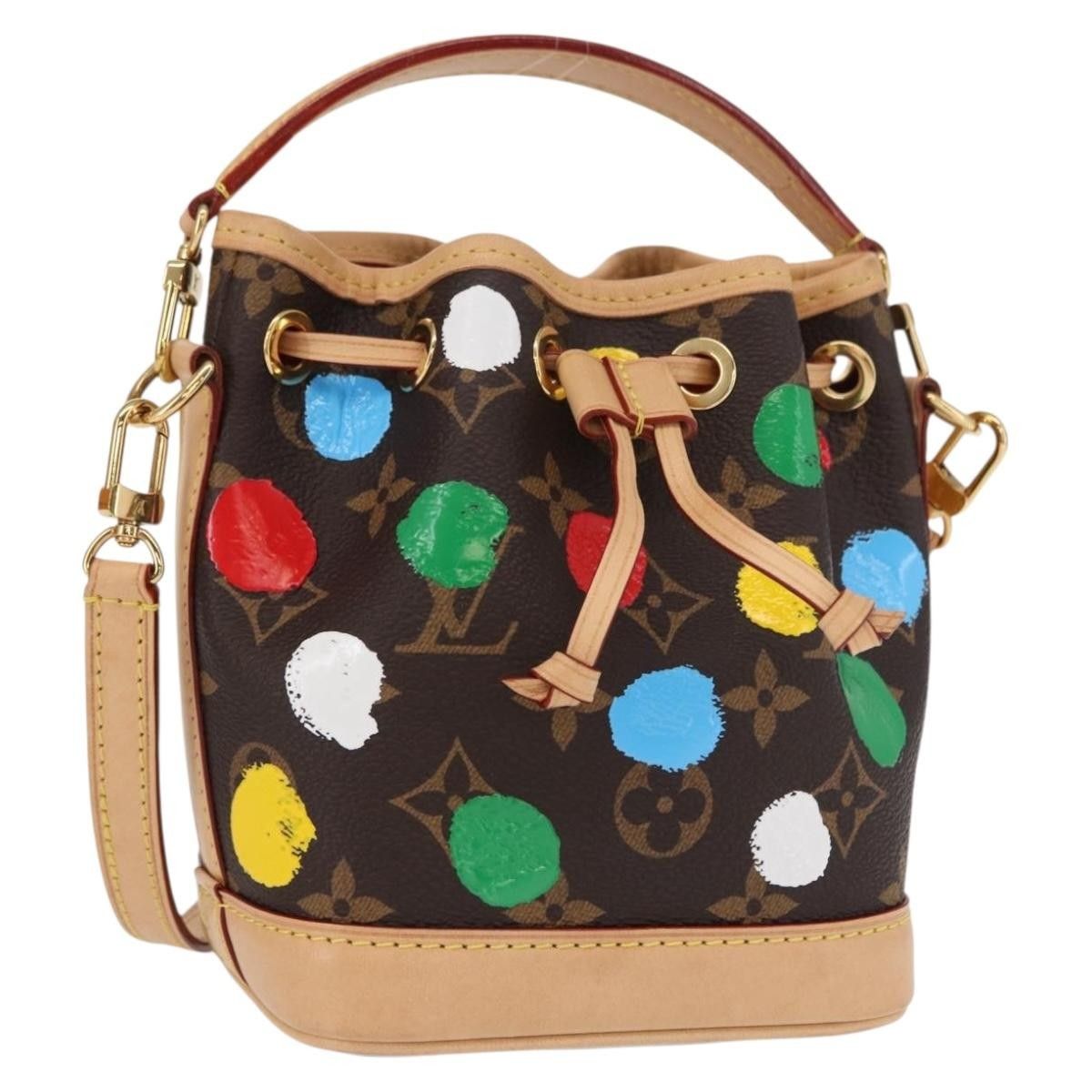 Louis Vuitton Louis Vuitton Noe Yayoi Kusama Painted Dots Monogram Canvas Size ONE SIZE - 1 Thumbnail