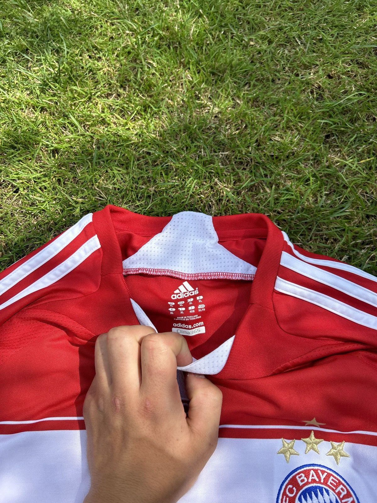 Adidas Adidas bayern munchen Riess vintage football long sleeve Size US XL / EU 56 / 4 - 4 Thumbnail