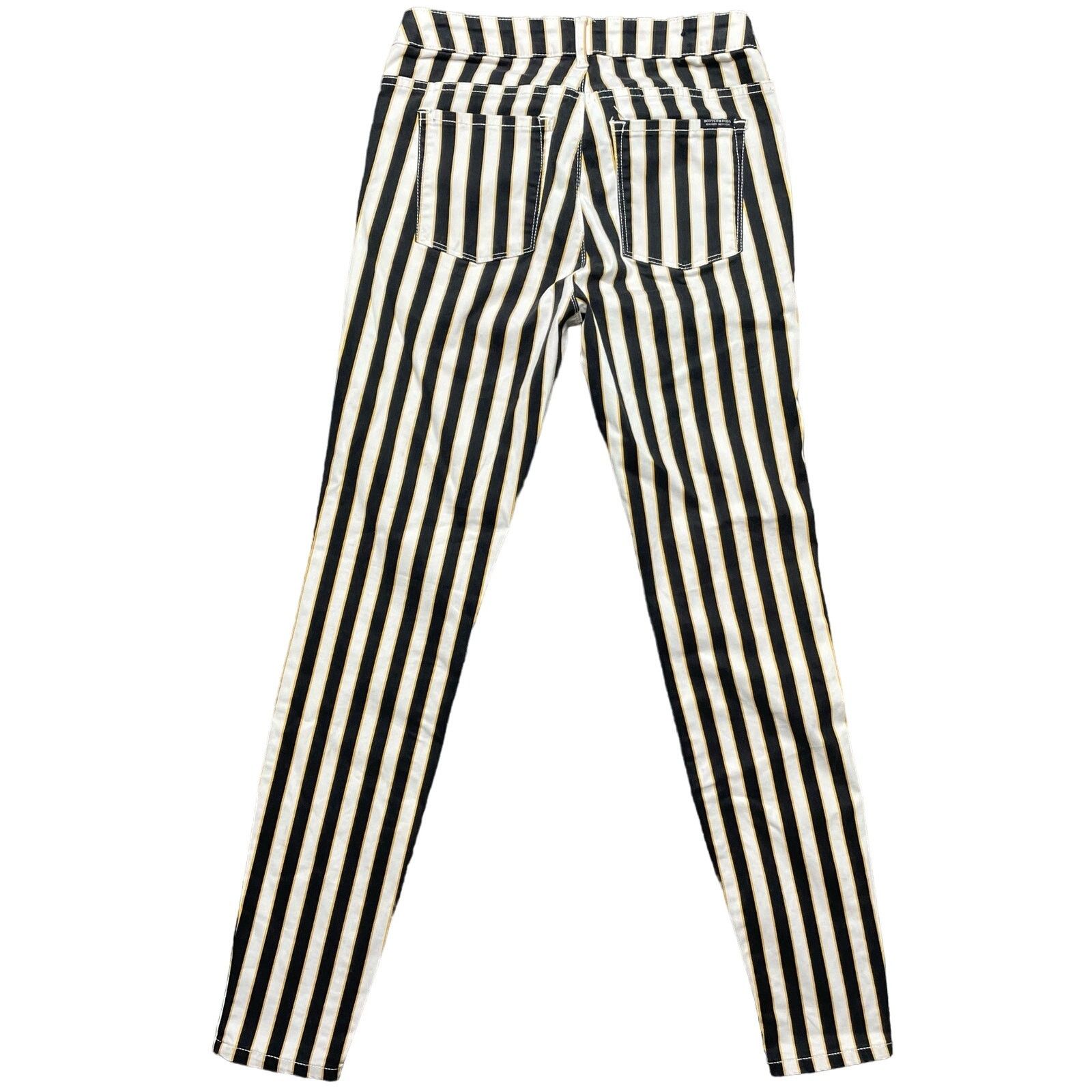 Scotch & Soda NWOT Scotch & Soda La Bohemienne Striped Skinny Pants Size 28" / US 6 / IT 42 - 4 Thumbnail