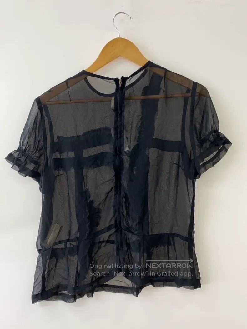 Comme des Garcons Comme Des Garcons Black Lace Top Size L / US 10 / IT 46 - 2 Thumbnail