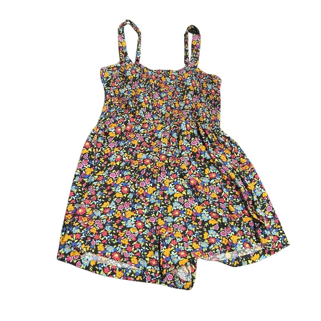 Target Basics Wild Fable Multicolor Floral Smoked Tank Romper Shorts Large Size 29" - 4 Thumbnail