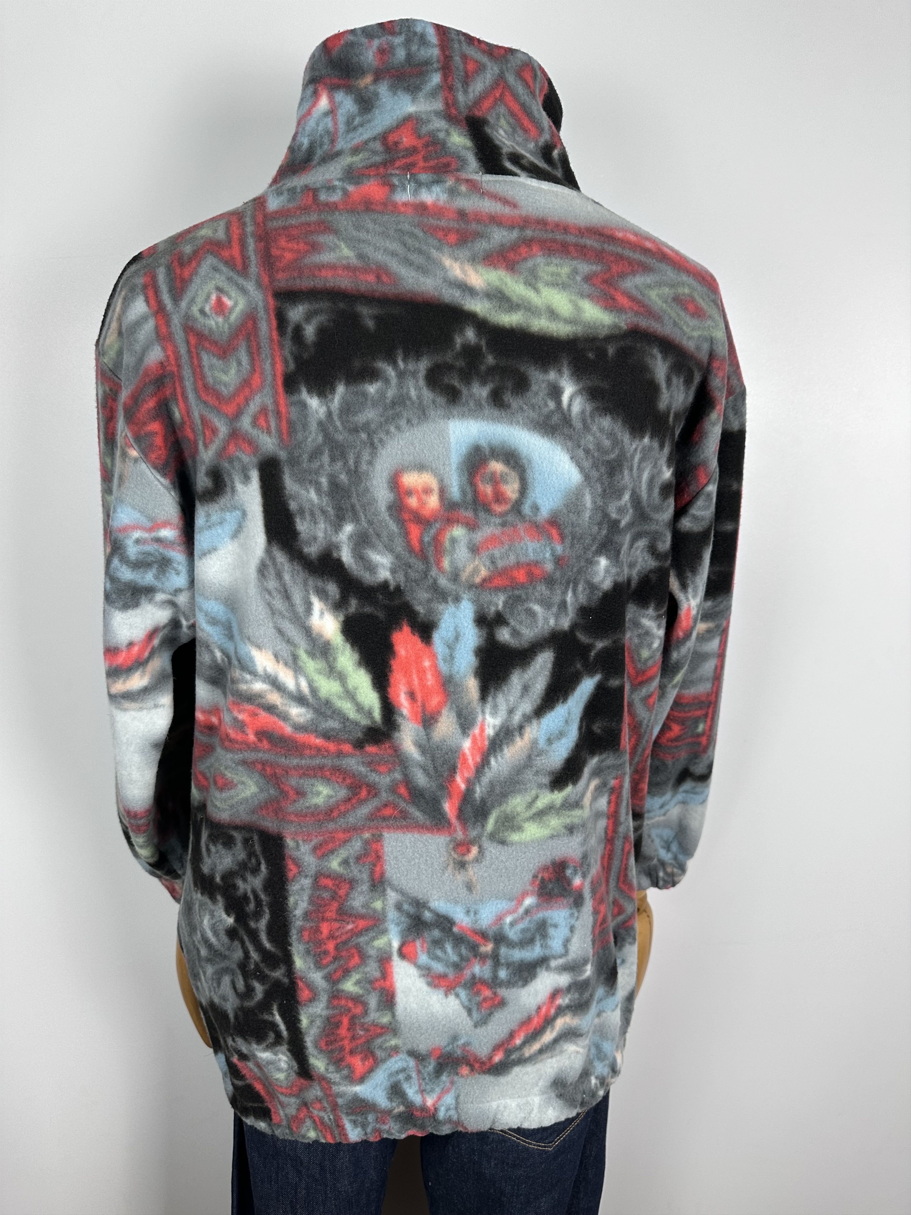 Vintage vintage FLEECE sweater 1/4 Zip Size M rare jumper Size US M / EU 48-50 / 2 - 6 Thumbnail