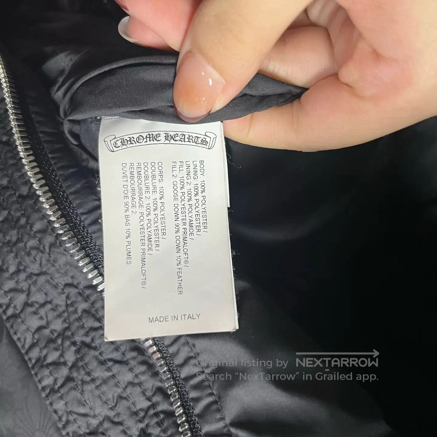 Chrome Hearts CHROME HEARTS Solid-color, fully printed silver jewelry sc Size US M / EU 48-50 / 2 - 3 Thumbnail