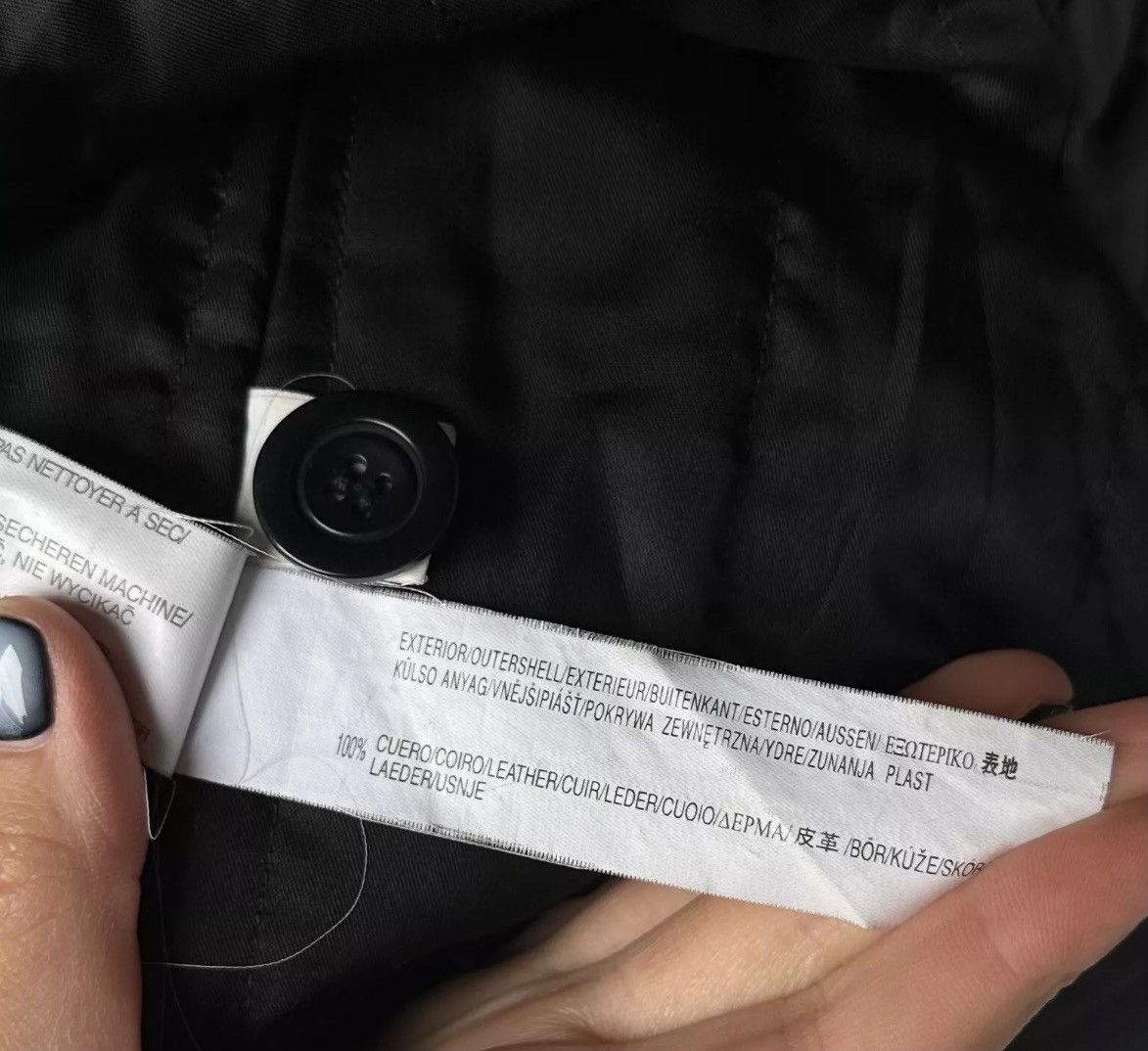 Vintage × Zara Vintage ZARA man oversized Leather Jacket Coat Black Size L Size US L / EU 52-54 / 3 - 16 Thumbnail