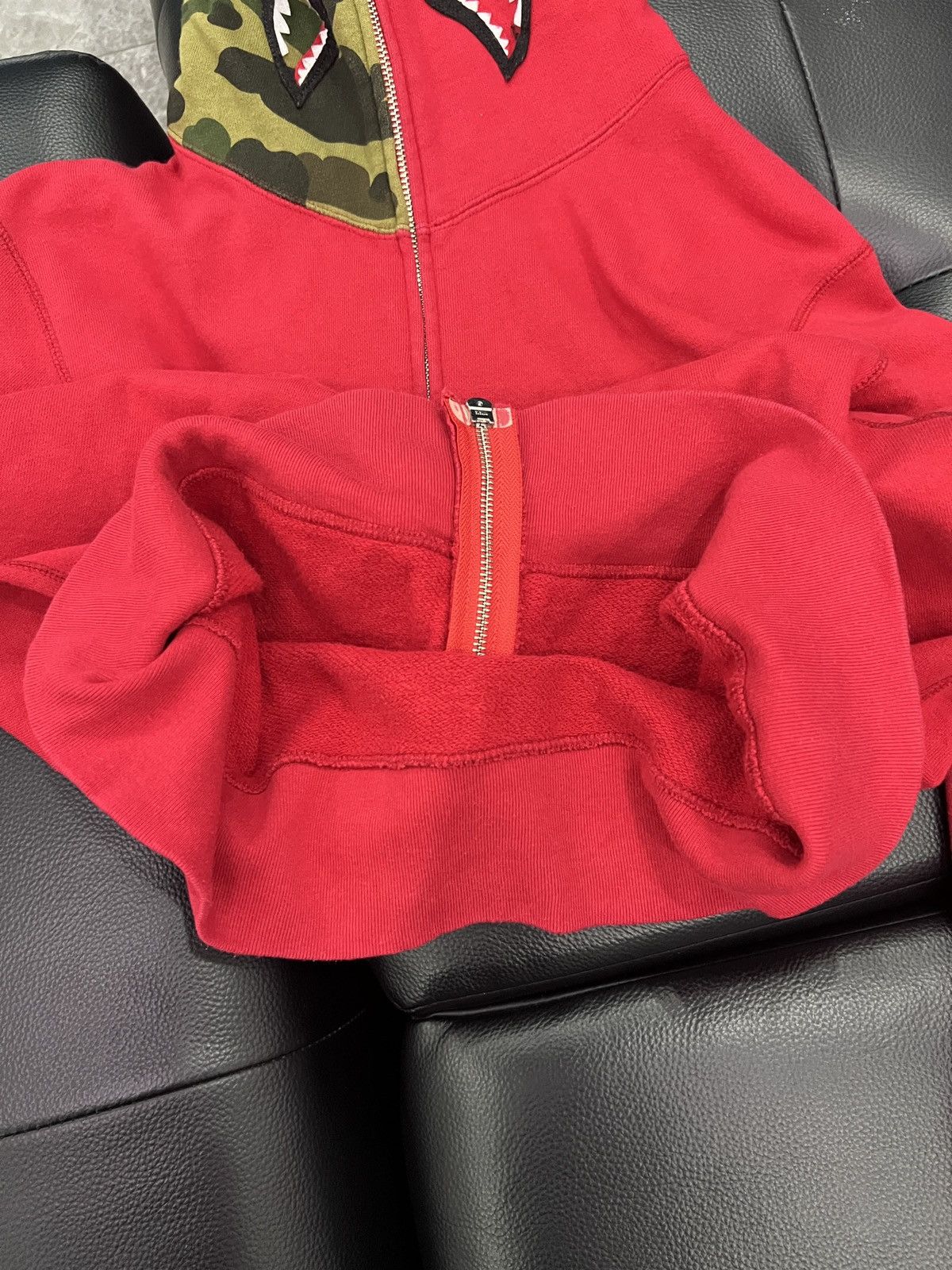 Bape A Bathing Ape Shark Camo Full Zip Hoodie Size US L / EU 52-54 / 3 - 12 Thumbnail