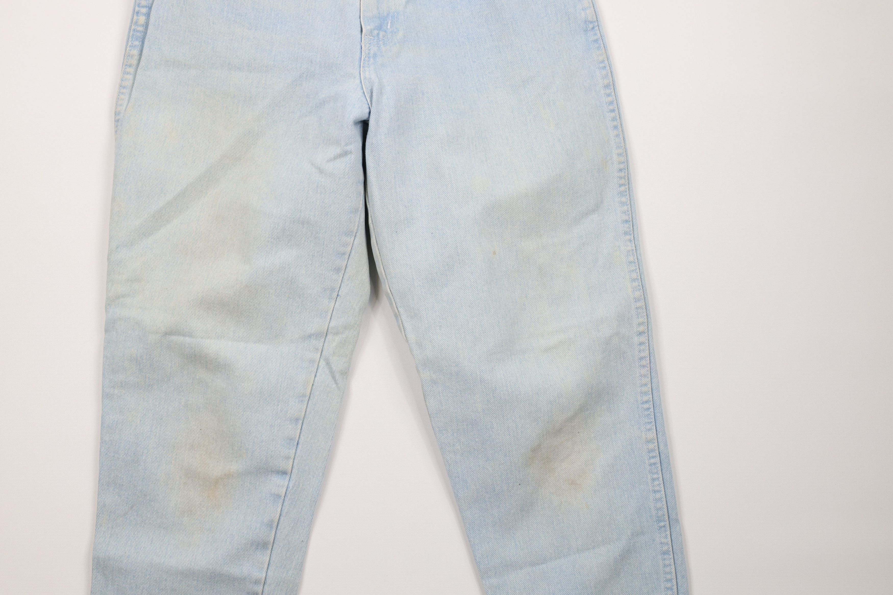 Vintage Vintage 90s Streetwear Tapered Leg Denim Jeans Blue Size 32" / US 10 / IT 46 - 3 Thumbnail