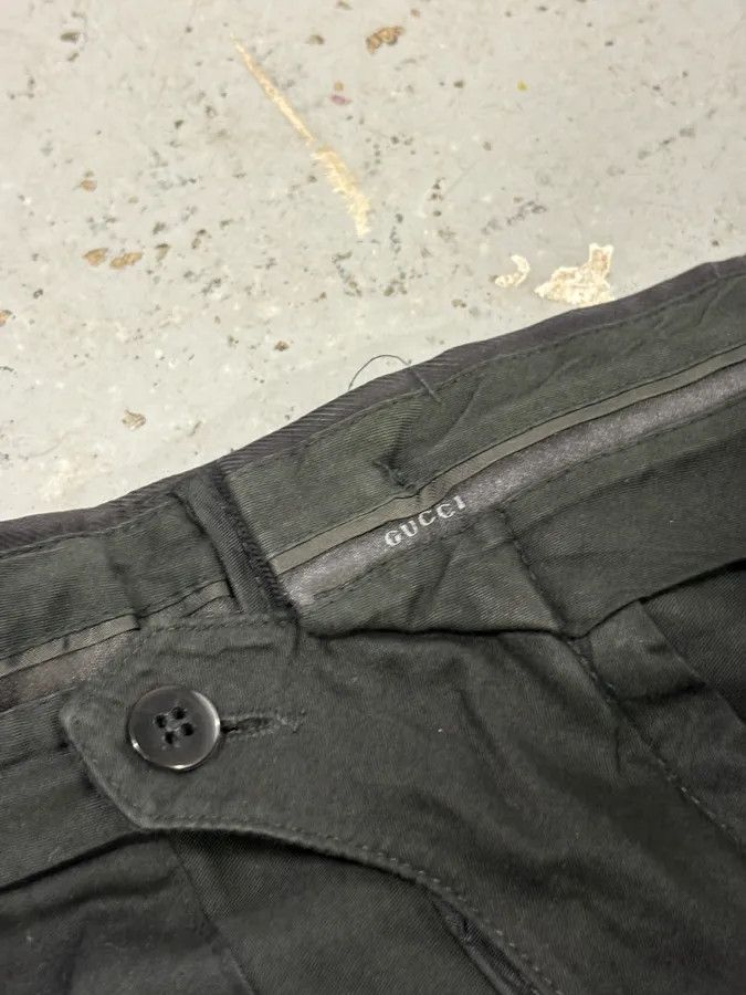Gucci 2010s Gucci Black Minimalist Pants Size US 32 / EU 48 - 12 Thumbnail