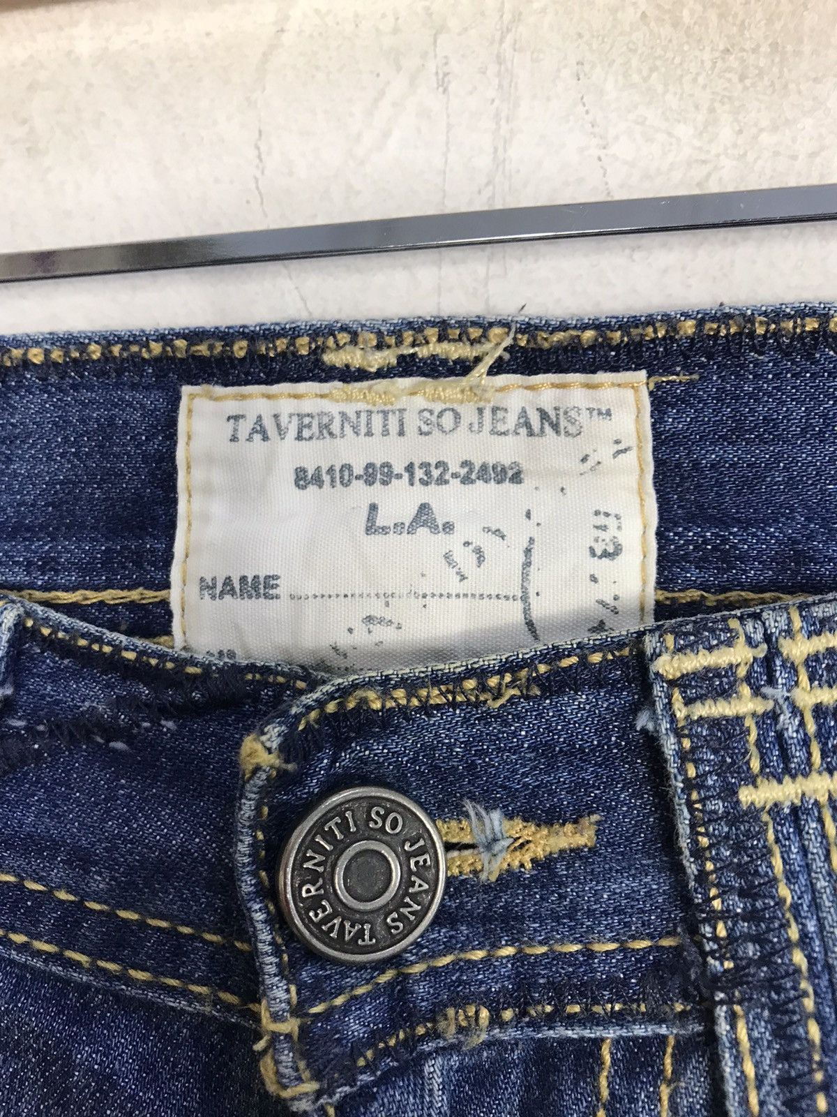 Jimmy Taverniti Taverniti Jeans By Jimny Taverniti Indigo Denim Jean Size US 32 / EU 48 - 6 Thumbnail