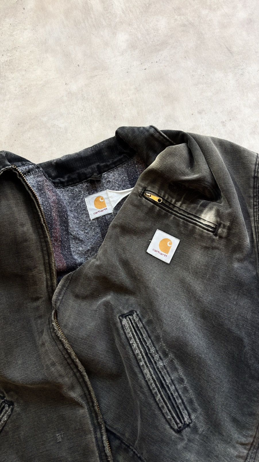 Carhartt Carhartt Detroit 90s Big Logo RARE faded n’ distressed Size US M / EU 48-50 / 2 - 5 Thumbnail