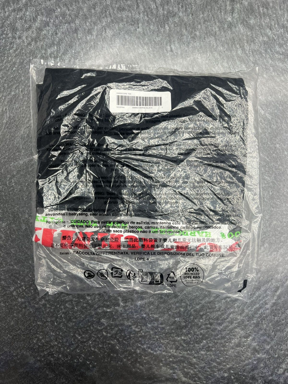 Supreme Supreme Hardcore T-Shirt Size US L / EU 52-54 / 3 - 6 Thumbnail
