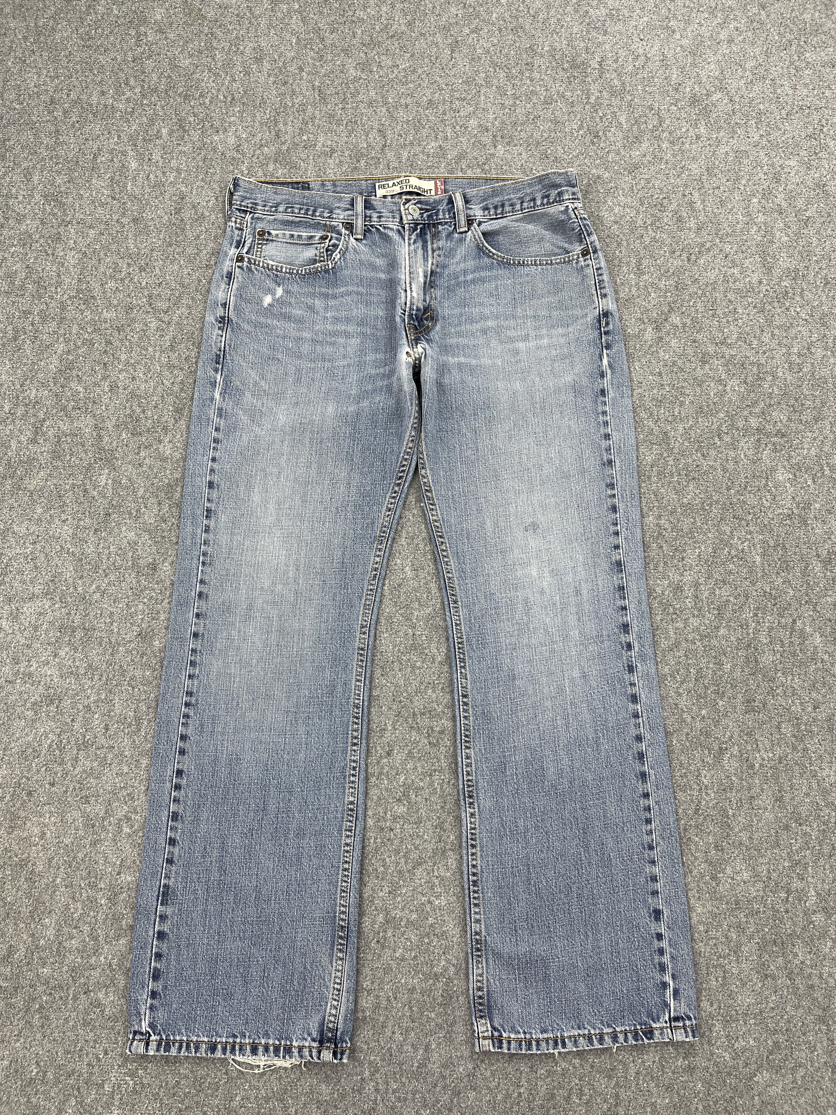 Levi's × Vintage Light Washed Vintage Levis 559 Jeans DP2505 Size US 33 - 1 Thumbnail