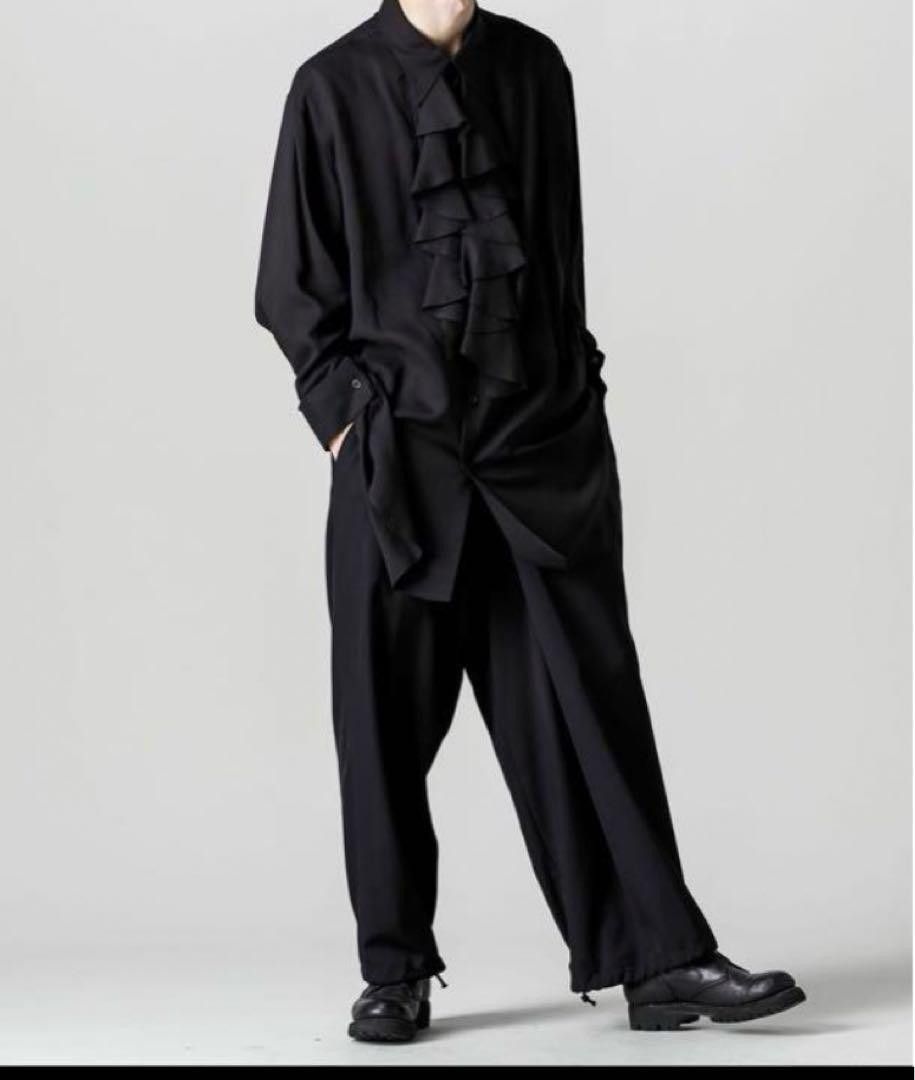 Yohji Yamamoto Pour Homme 22aw W/GABARDINE LEFT TUCK PANTS | Grailed