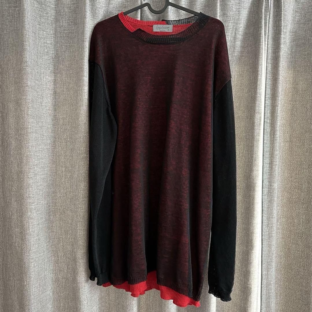Yohji Yamamoto yohji yamamoto pour homme LAYERED PULLOVER Size US L / EU 52-54 / 3 - 1 Thumbnail