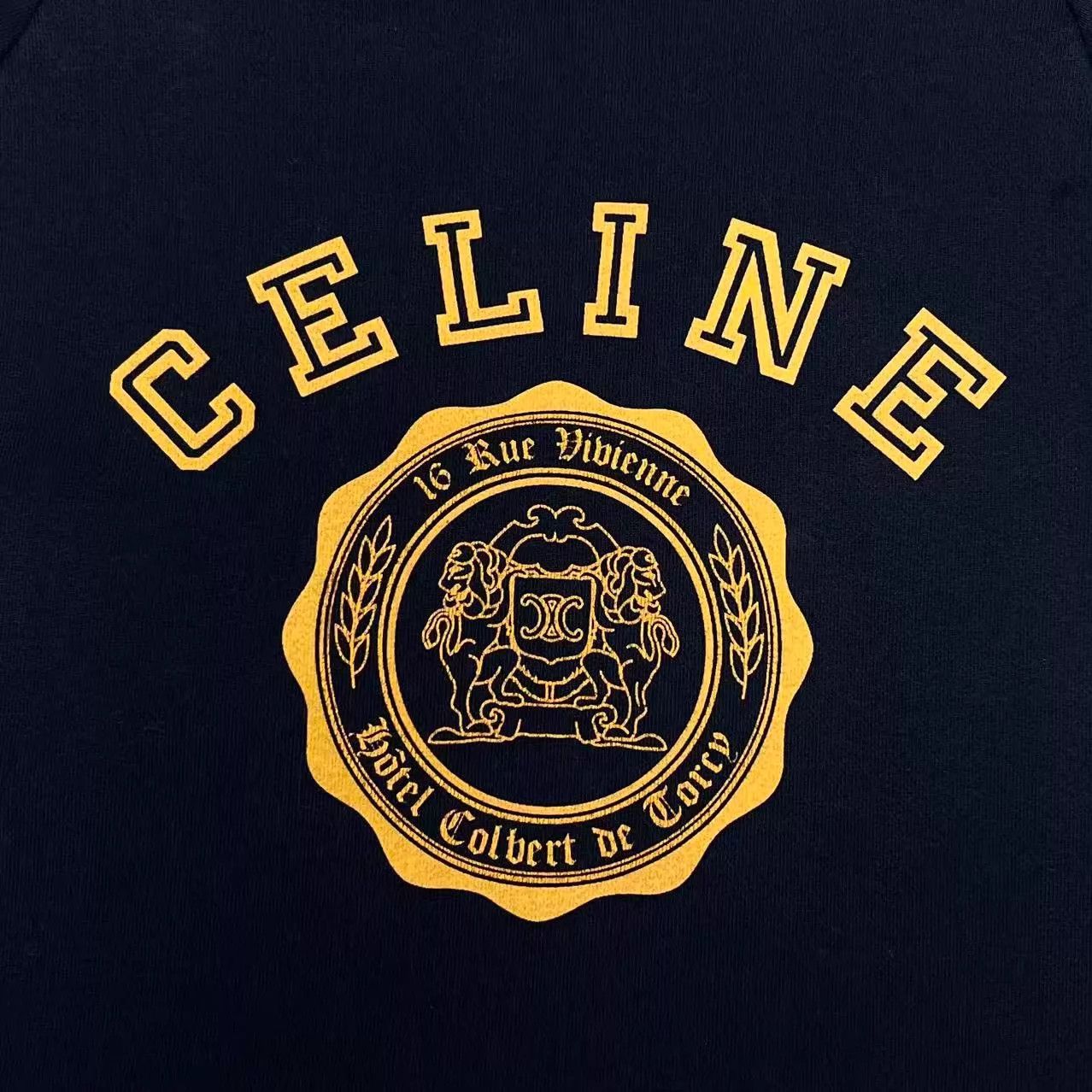 Celine Celine SS24 Black Logo Hoodie S Size US S / EU 44-46 / 1 - 4 Thumbnail