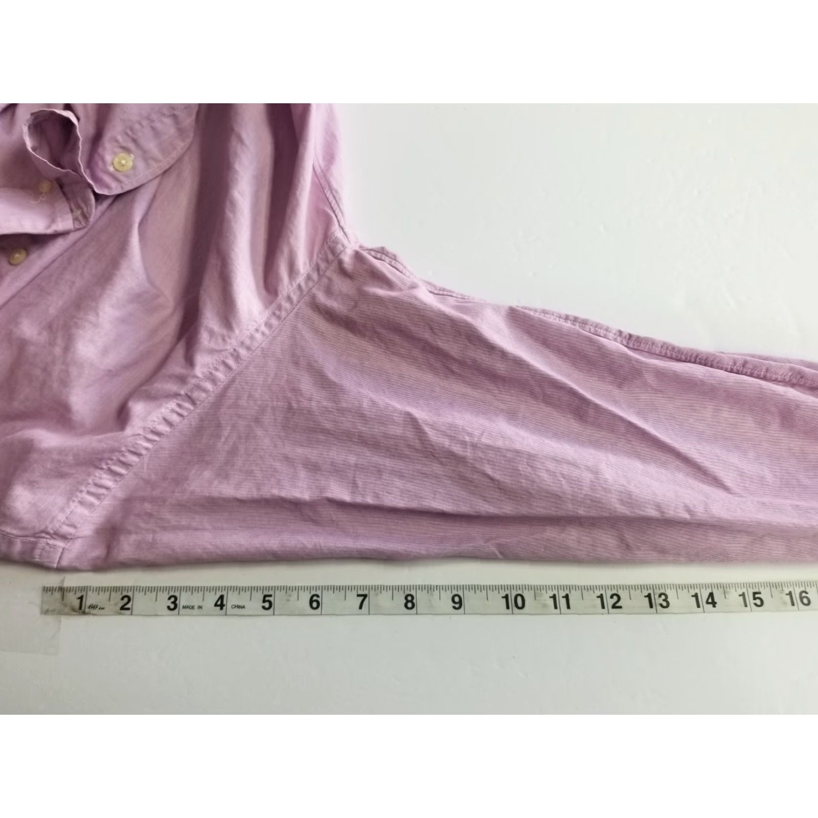 J.Crew J.Crew Shirt Mens Large Pink 2-ply Button-Down Collared Long Sleeve Button-Up 100% Cotton Striped Vintage No Size US L / EU 52-54 / 3 - 6 Thumbnail