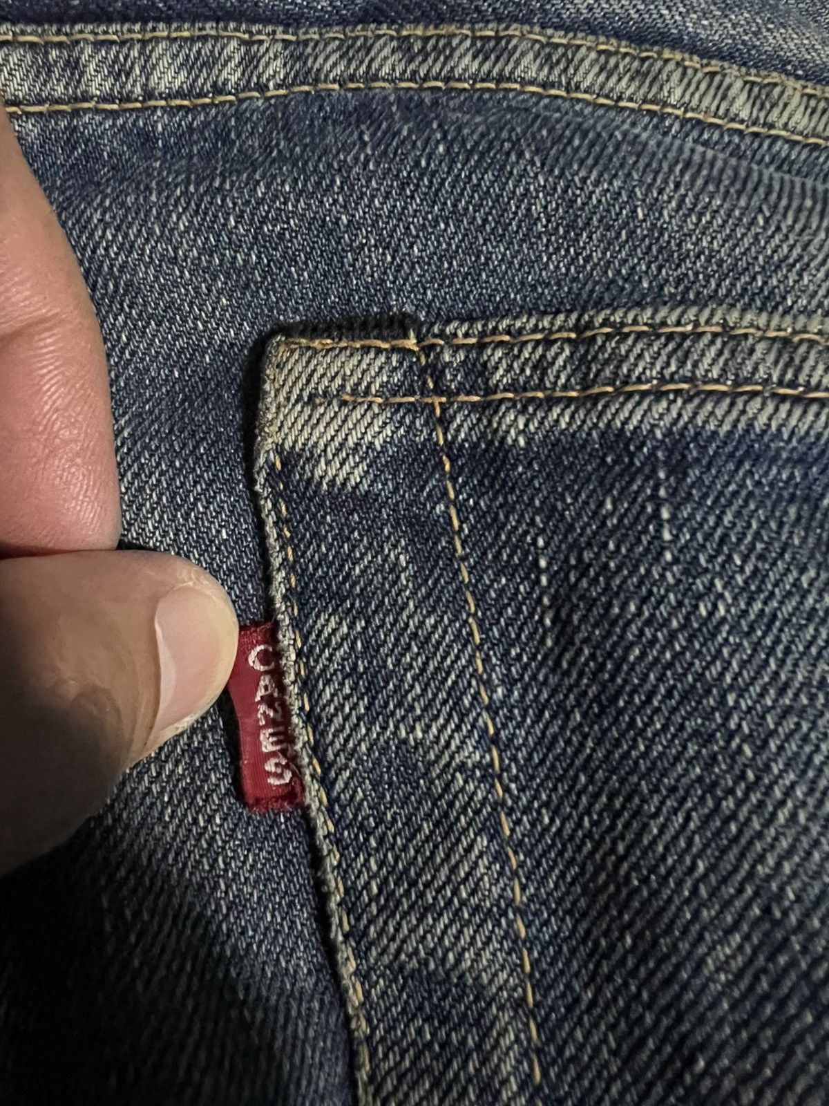 Sugar Cane 💥FLARE💥VINTAGE 80’S SUGAR CANES ZIPPER TALON JEANS Size US 33 - 14 Thumbnail