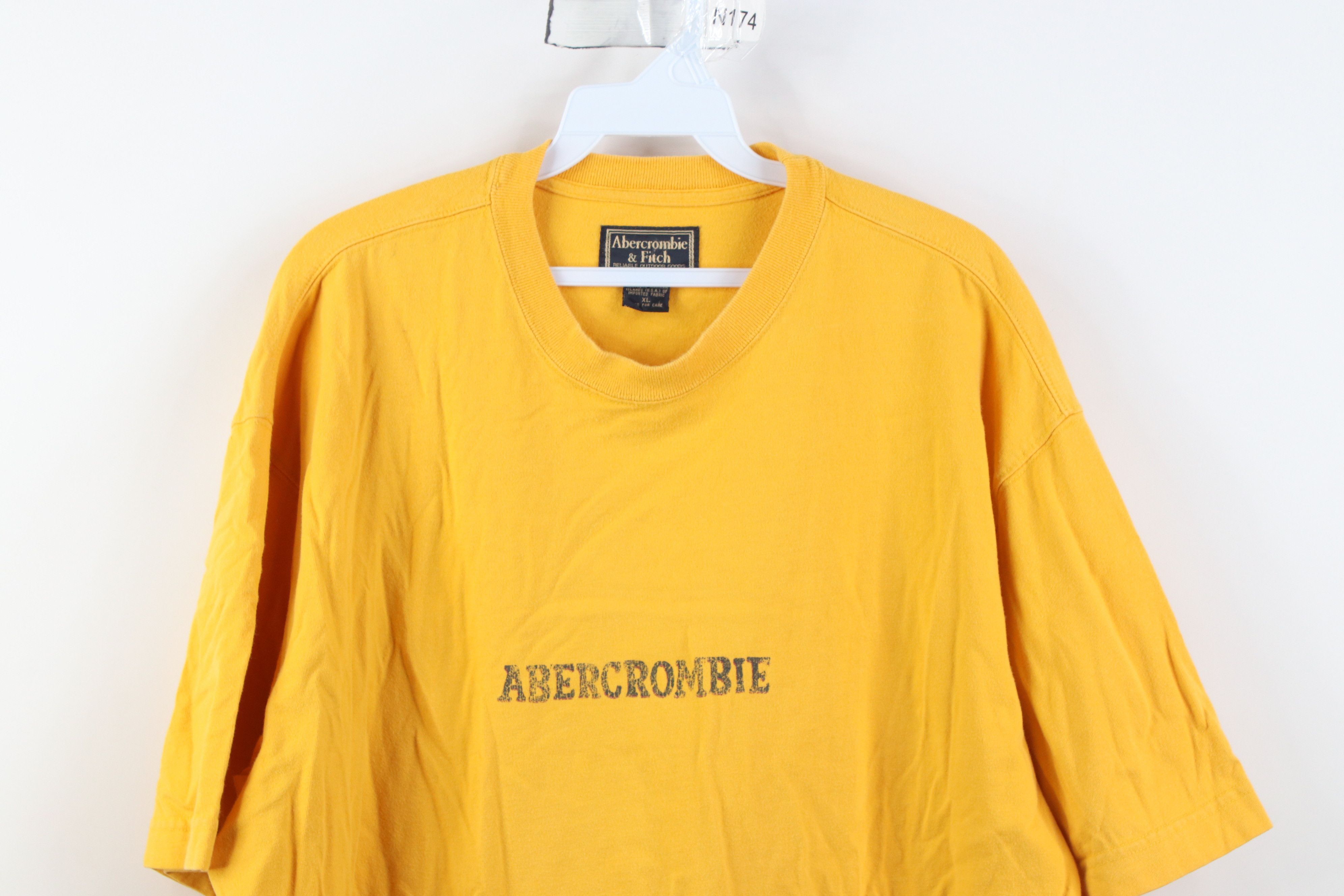 Abercrombie & Fitch Vintage 90s Y2K Abercrombie & Fitch Heavyweight T-Shirt USA Size US XL / EU 56 / 4 - 2 Thumbnail