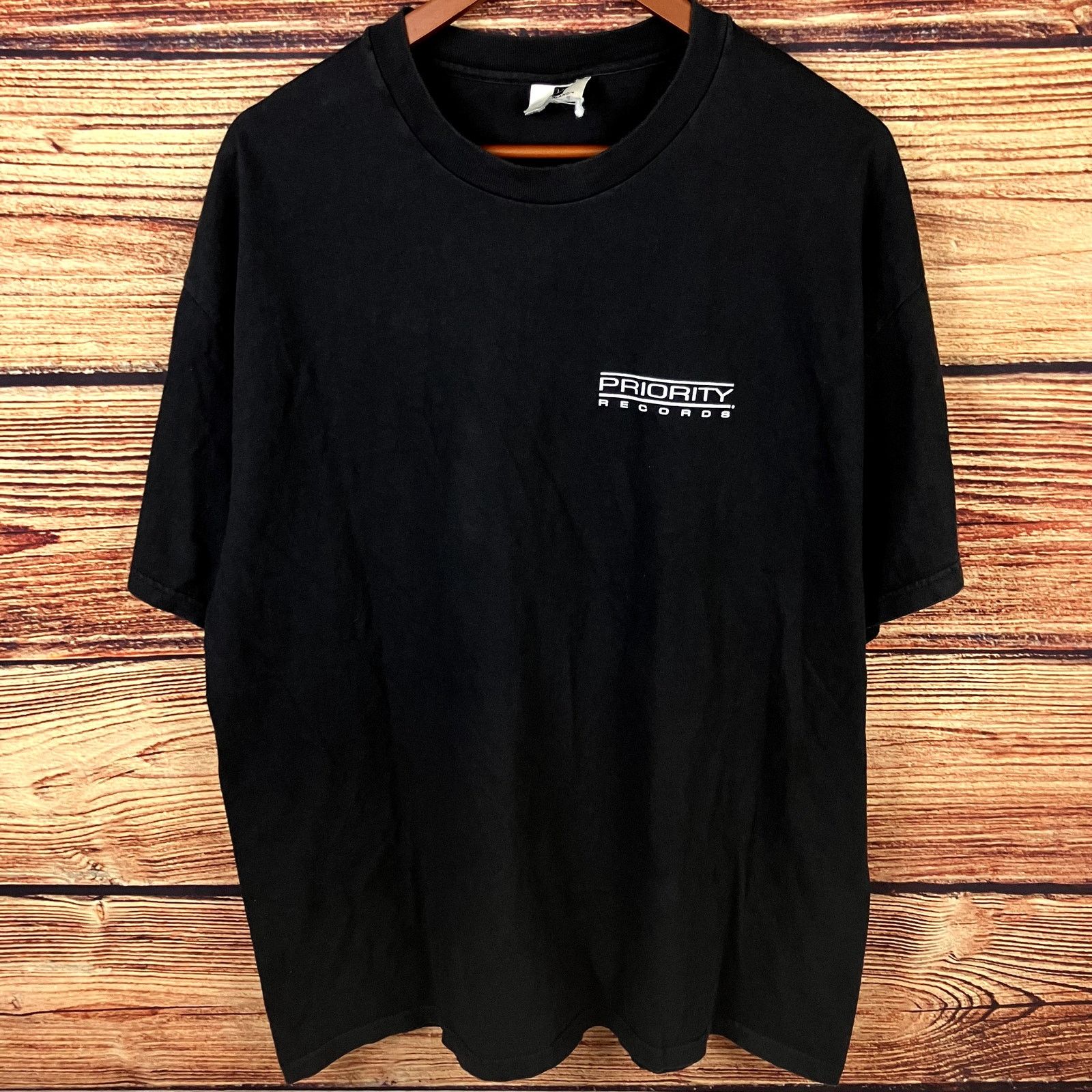 Vintage Vintage 1990s Priority Records Rap Label N.W.A Master P Tee Size US XL / EU 56 / 4 - 4 Thumbnail