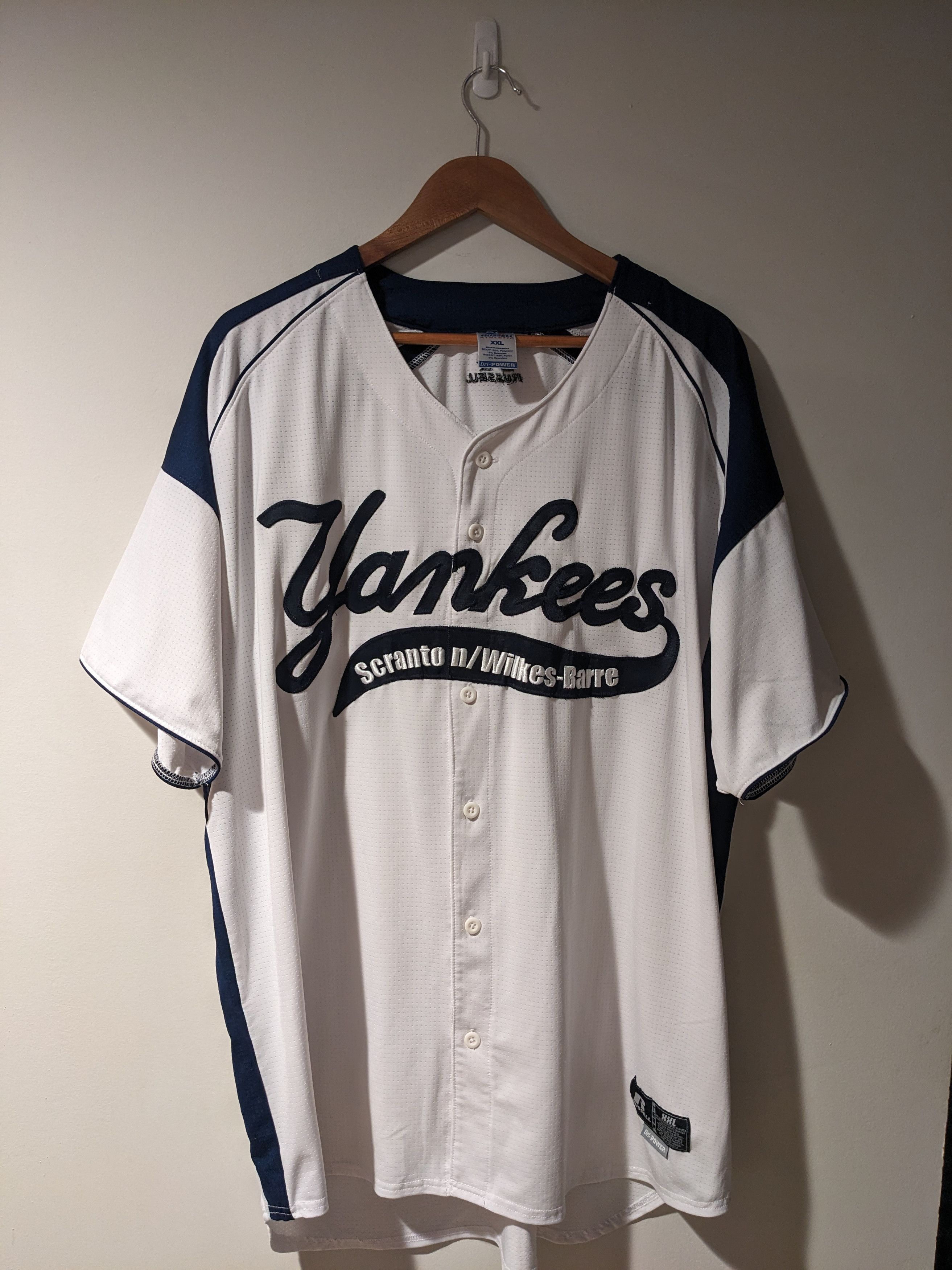 MLB Vintage Y2K New York Yankees Wilkes-Barre Baseball Jersey Size US XXL / EU 58 / 5 - 1 Thumbnail