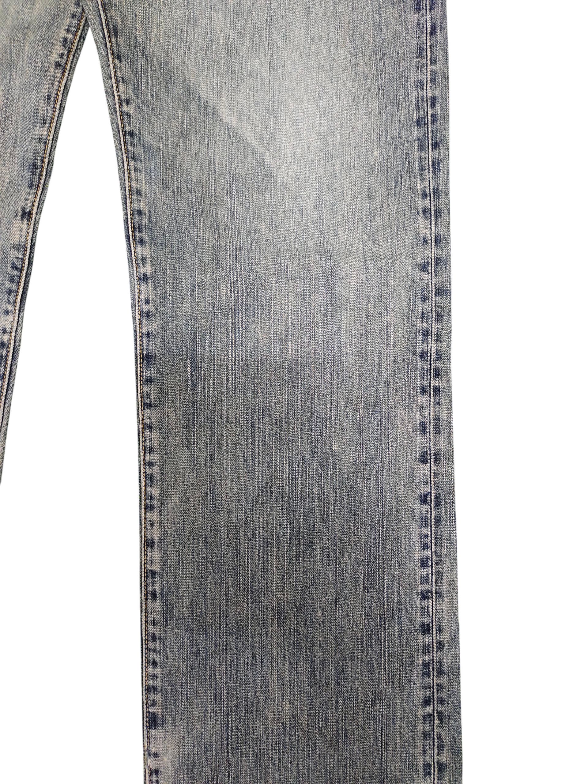 Undercover Vintage 90s Wrangler Regular Distress Sand Wash Denim Jeans Size US 33 - 3 Thumbnail