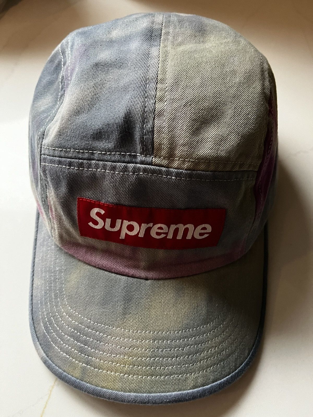 Supreme Supreme Tie Die Washed Cap Size ONE SIZE - 1 Thumbnail
