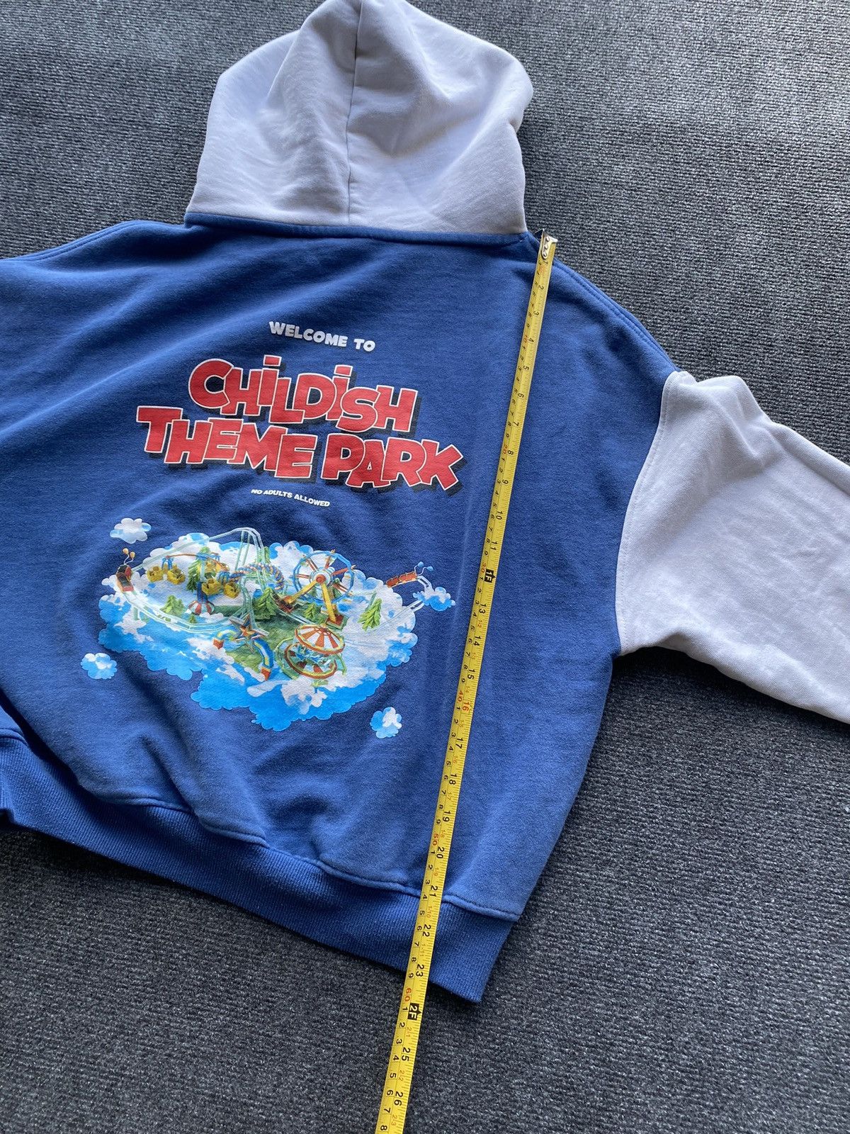 Other 🔥Childish Theme Park blue hoodie xs oversized rare Size US XS / EU 42 / 0 - 4 Thumbnail