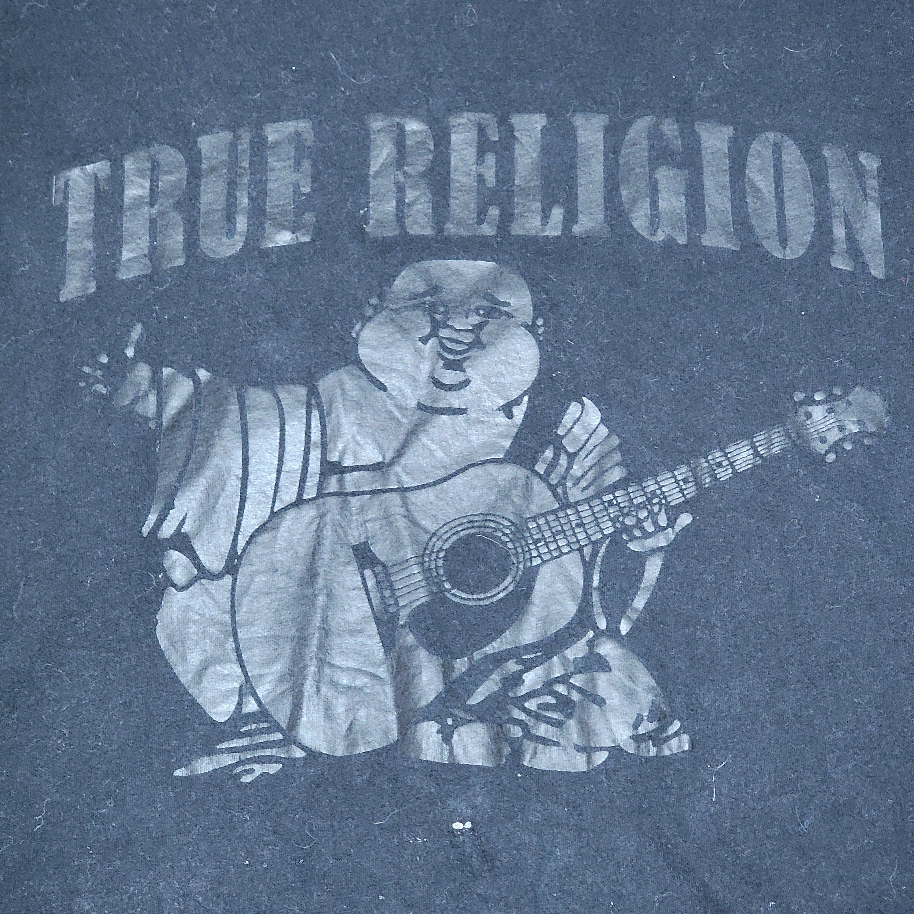 True Religion True Religion SS Black Unisex Tee Black Logo - Size XL Size US XL / EU 56 / 4 - 2 Thumbnail