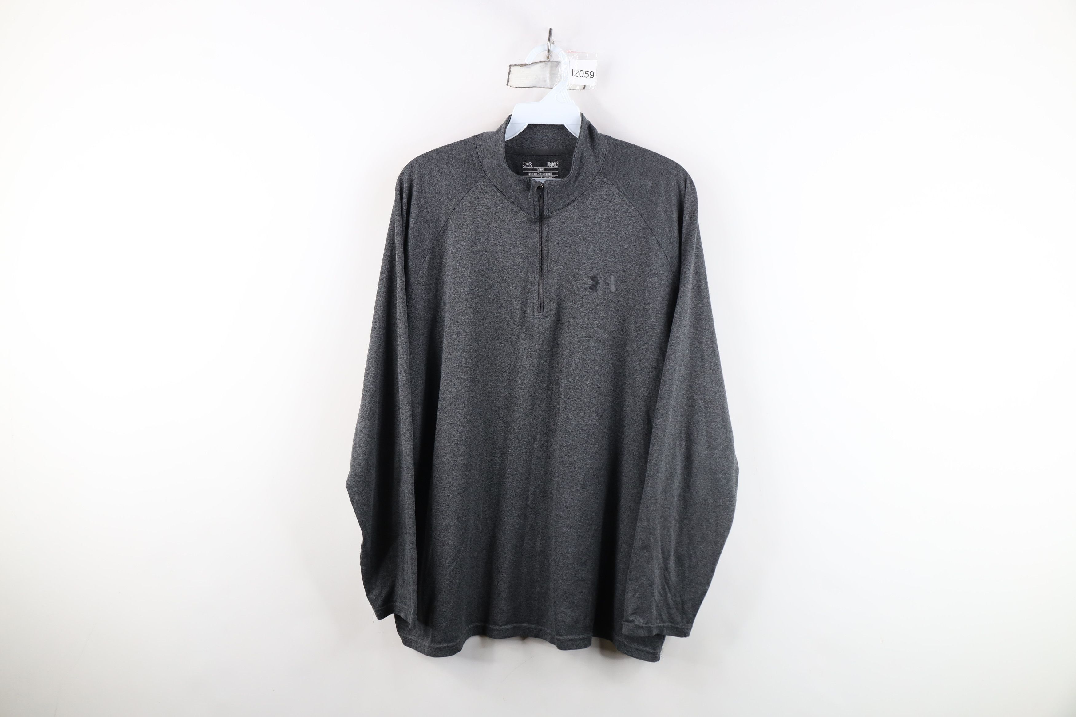 Under Armour Under Armour Half Zip Knit Pullover Jacket Top Heather Gray Size US L / EU 52-54 / 3 - 1 Thumbnail