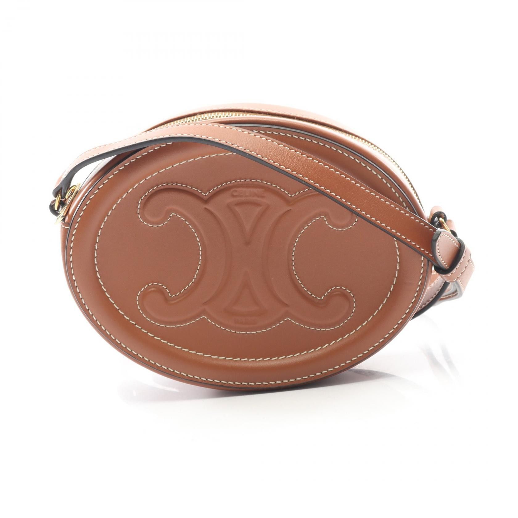 Celine Celine CELINE Cuir Triomphe Crossbody Shoulder Bag Leather Crossbody Bag 10I703 DUTY FREE for USA Size ONE SIZE - 1 Thumbnail