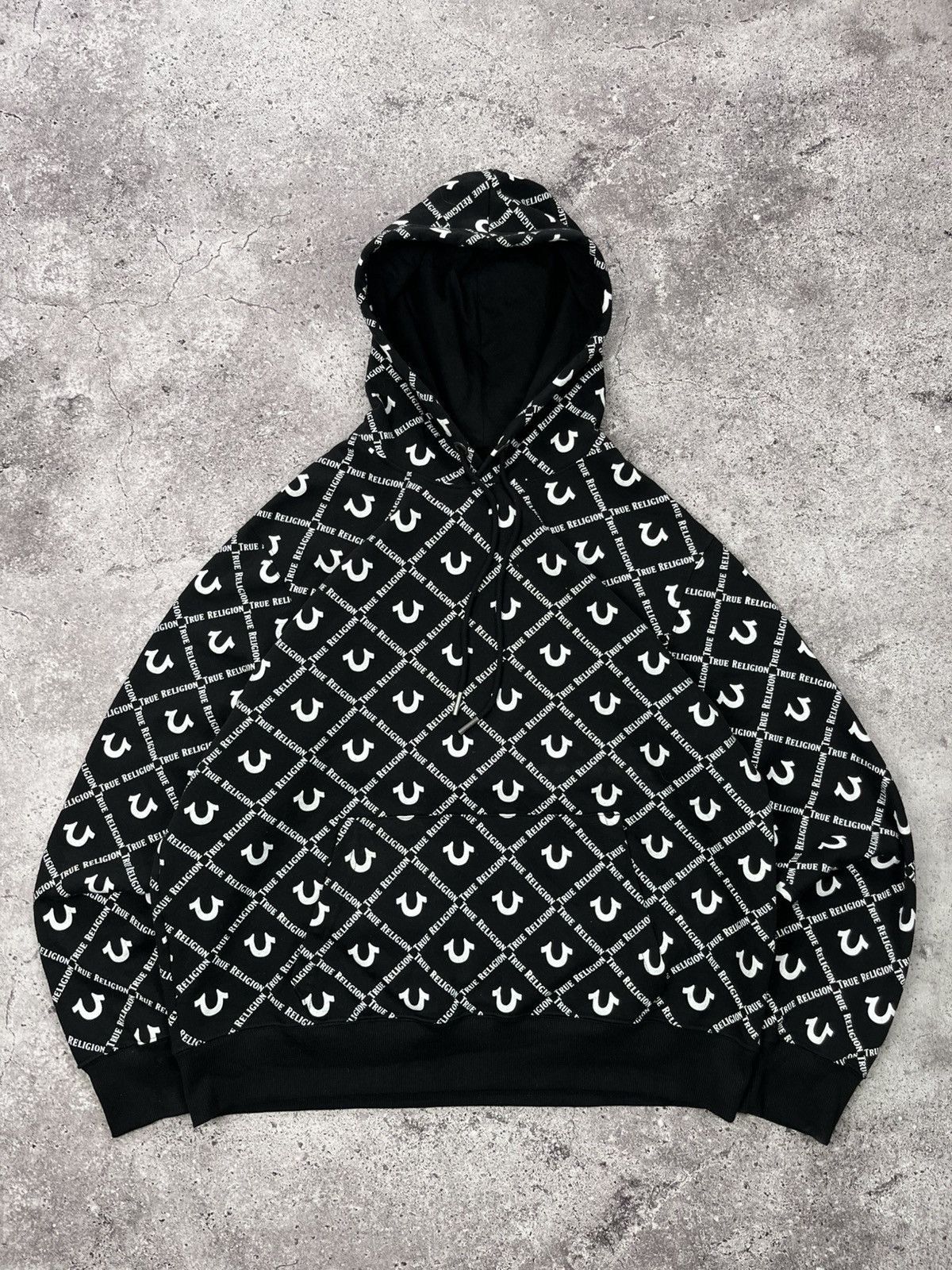 True Religion True Religion Monograms Hoodie Black Size L Men’s Y2K Size US L / EU 52-54 / 3 - 1 Thumbnail